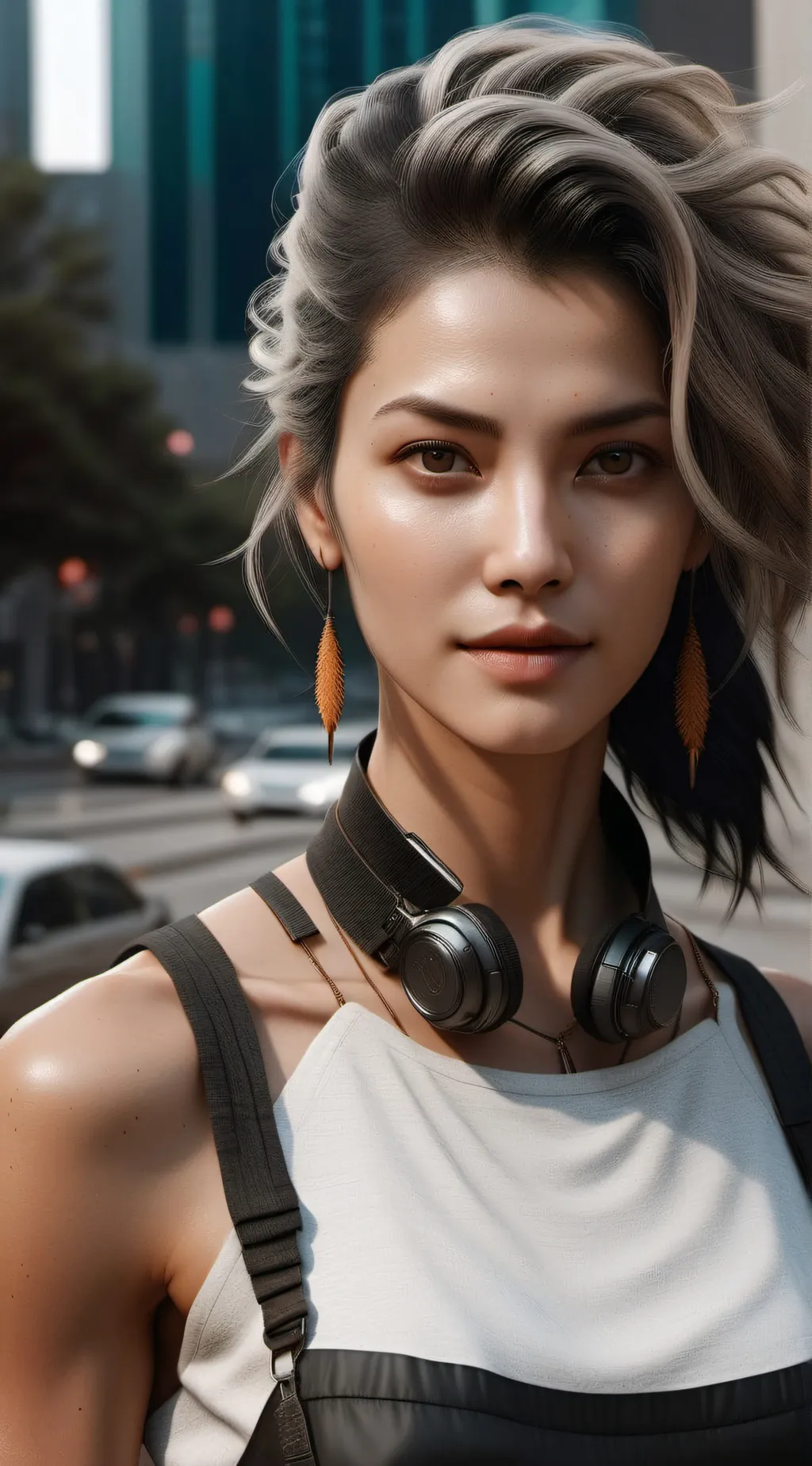 ai character: Aria background