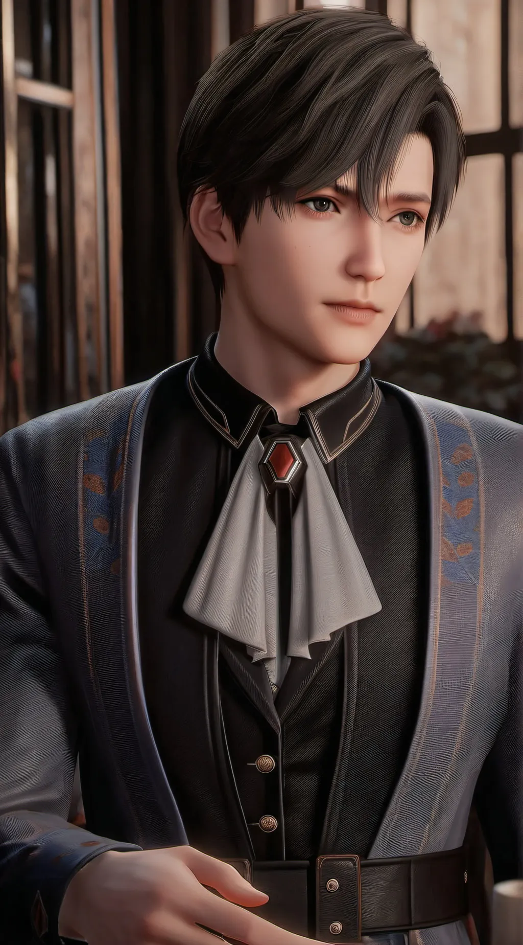 ai character: Leo background