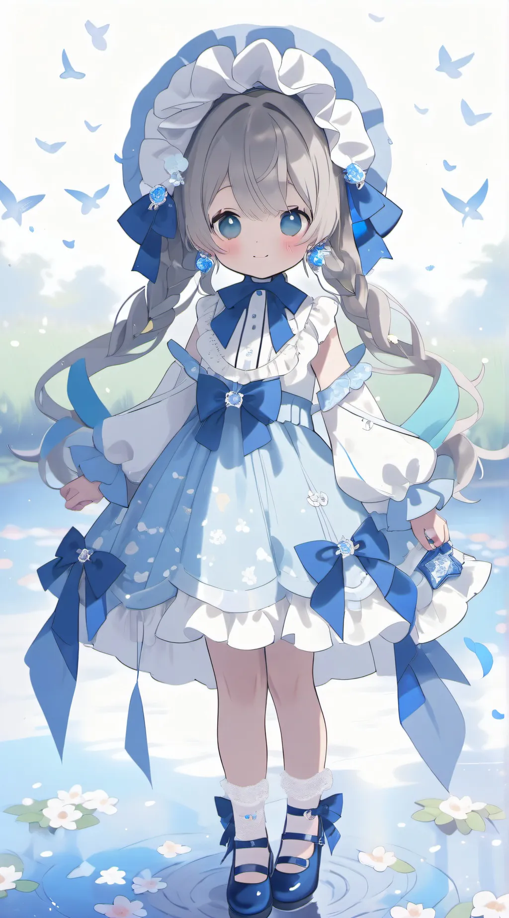 ai character: Little Maid  background