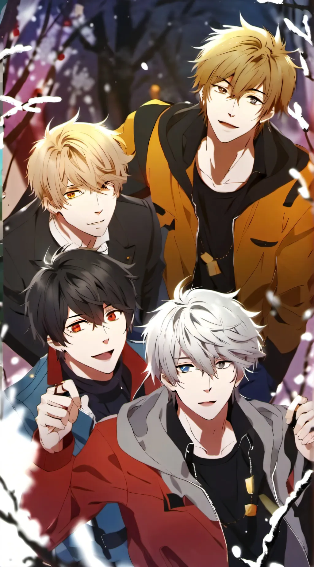 ai character: ❄️🔥✨️🕸 background