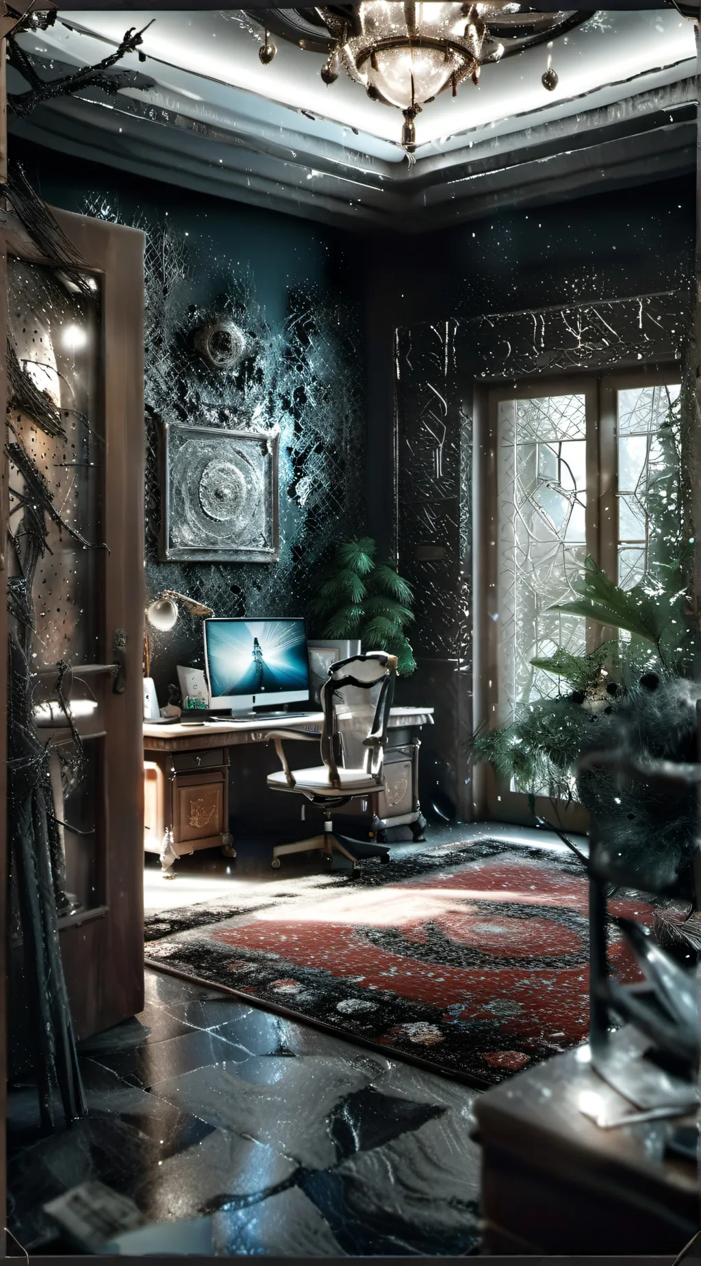 ai character: Fnaf 1  background