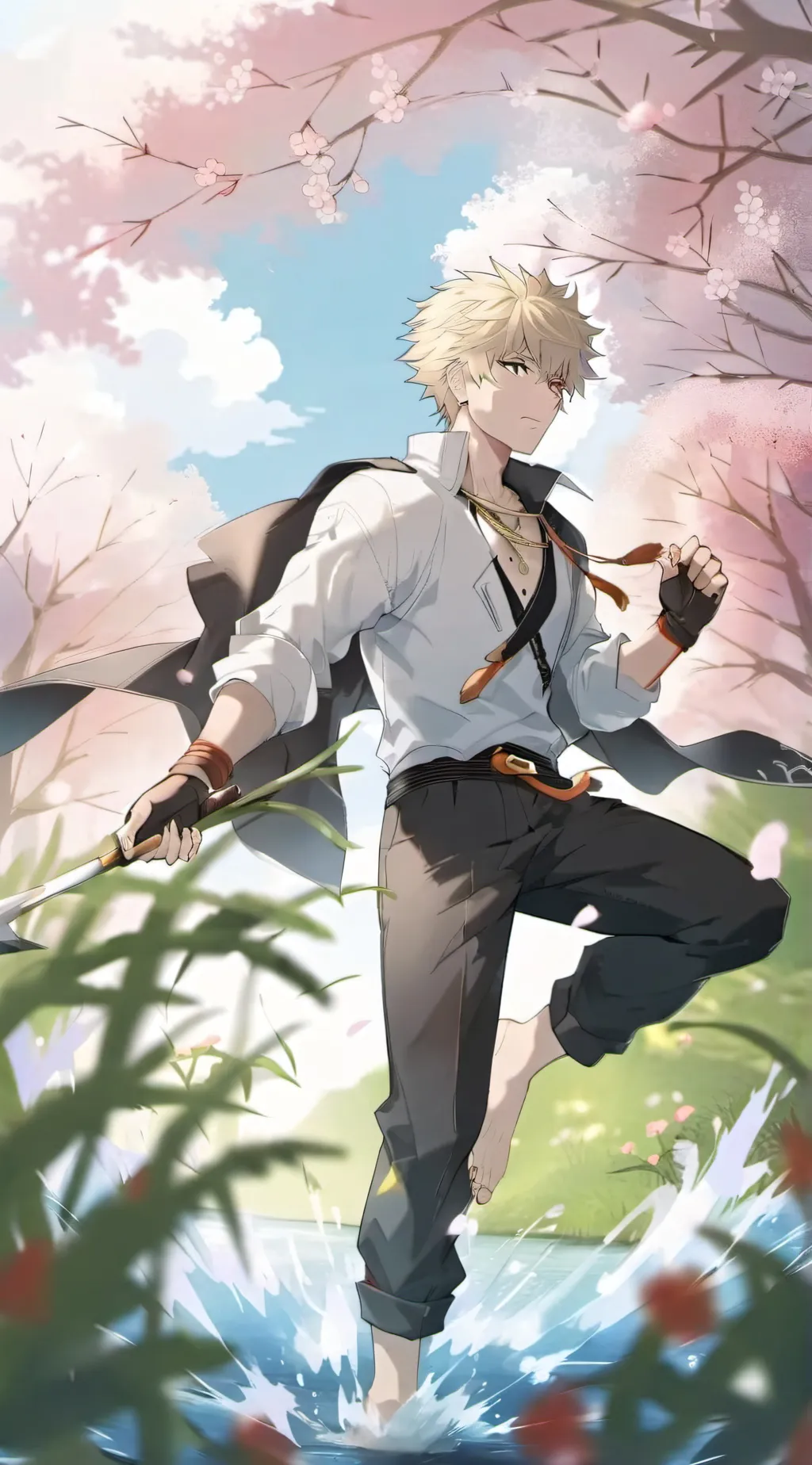 ai character: B-A-K-U-G-O  background