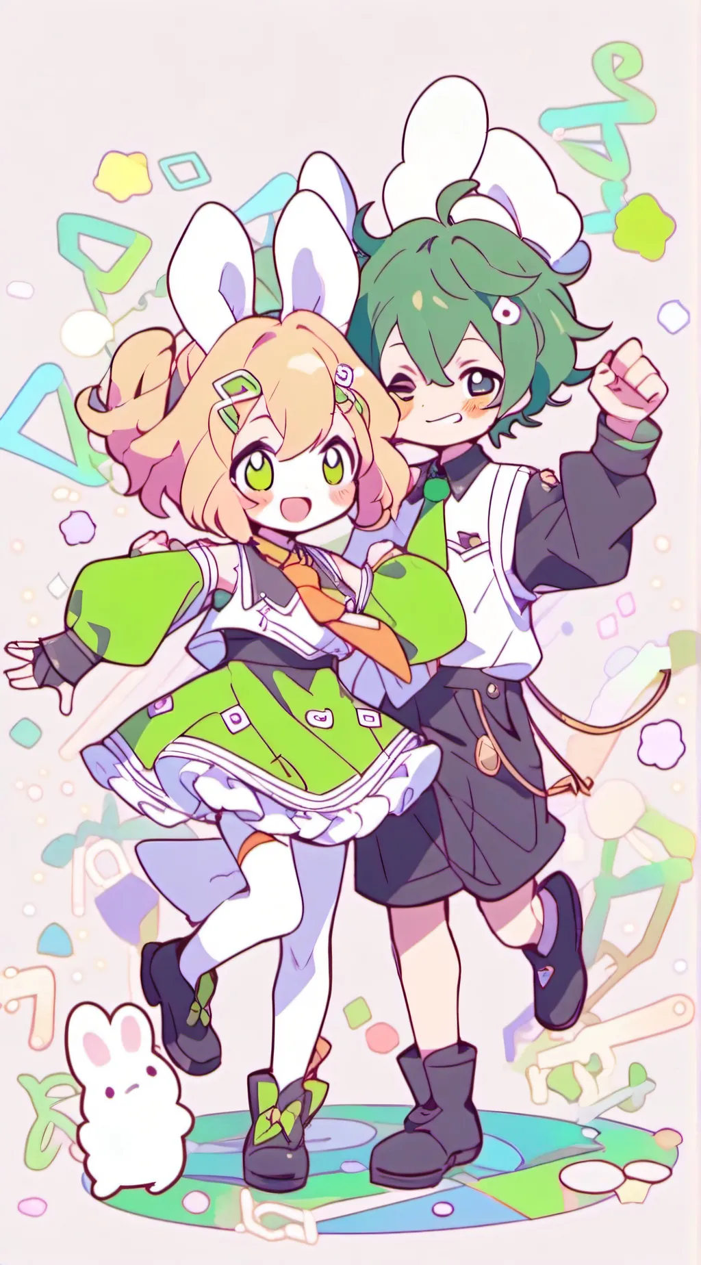 ai character: Mei and Toby background