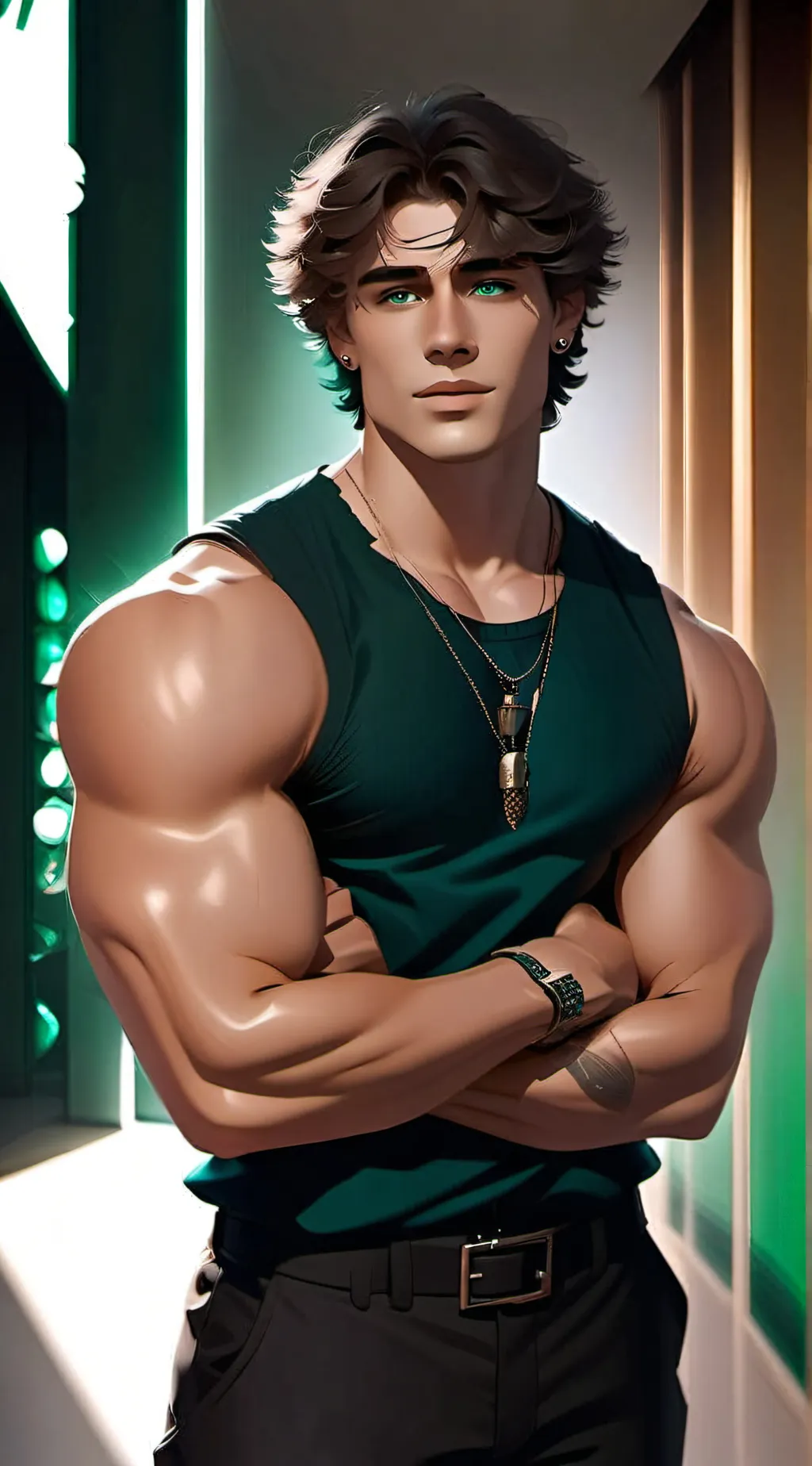 ai character: Luke  background