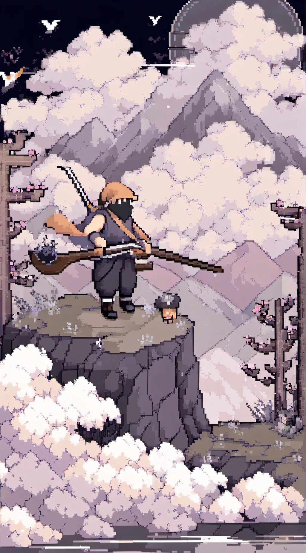 ai character: Chocolate macaron background