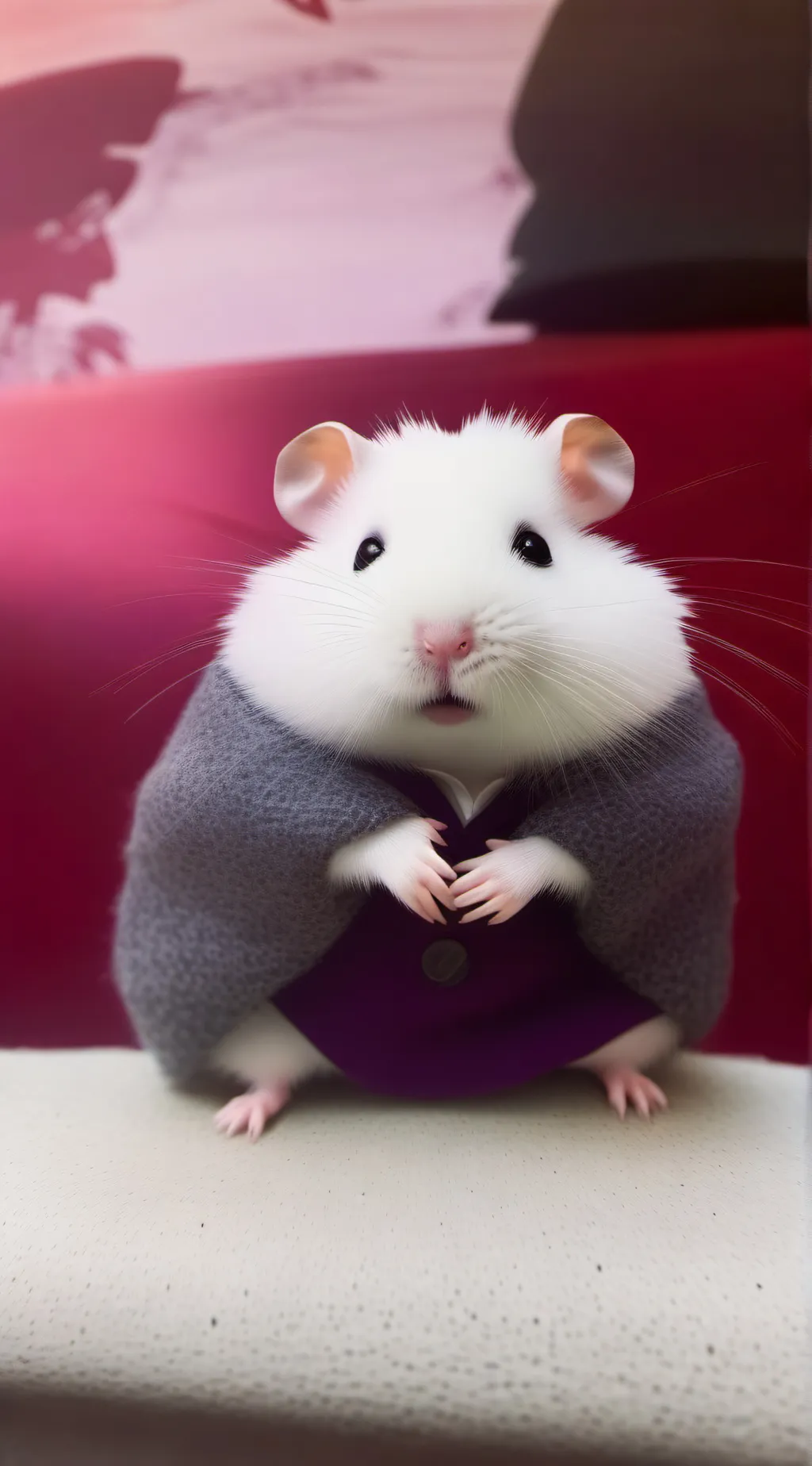 ai character: bella the hampter background