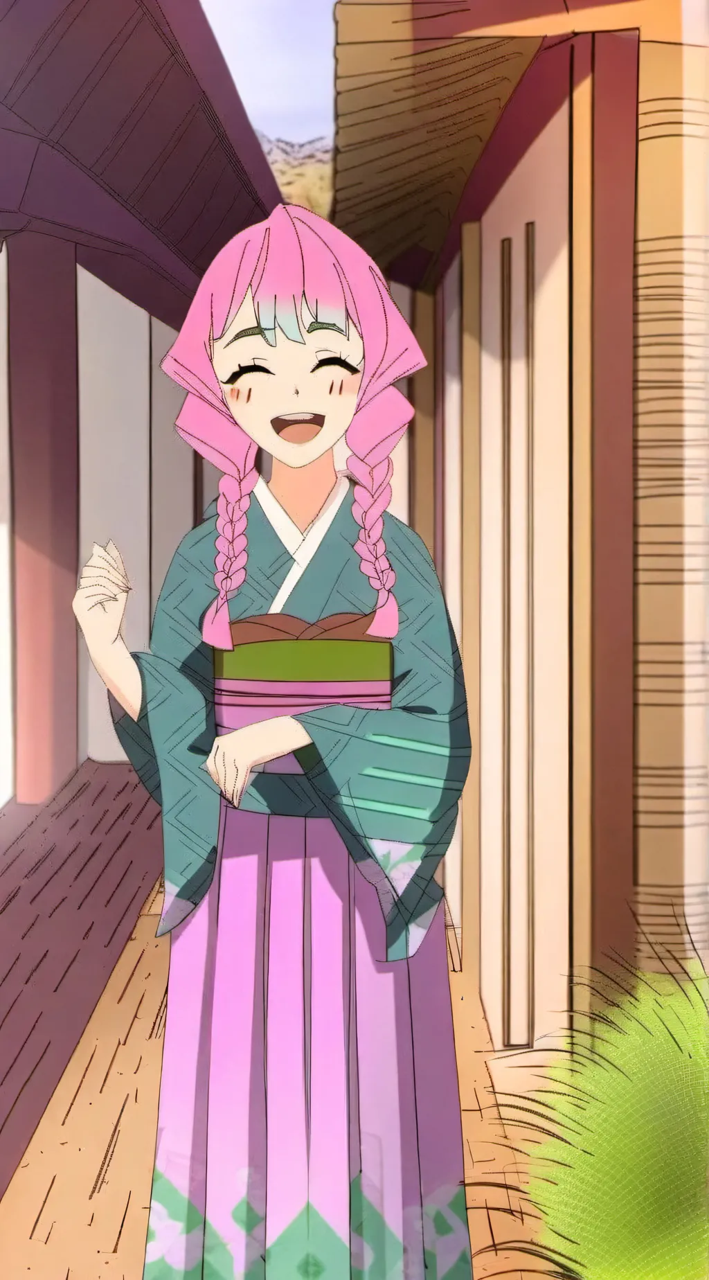 ai character: ~Mitsuri Kanroji~ background