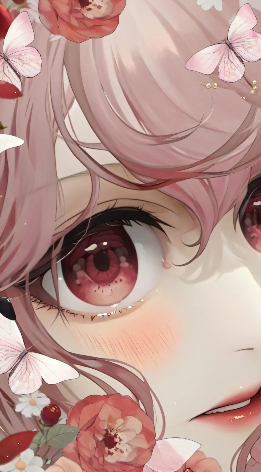 ai character: Eye color gusse? background