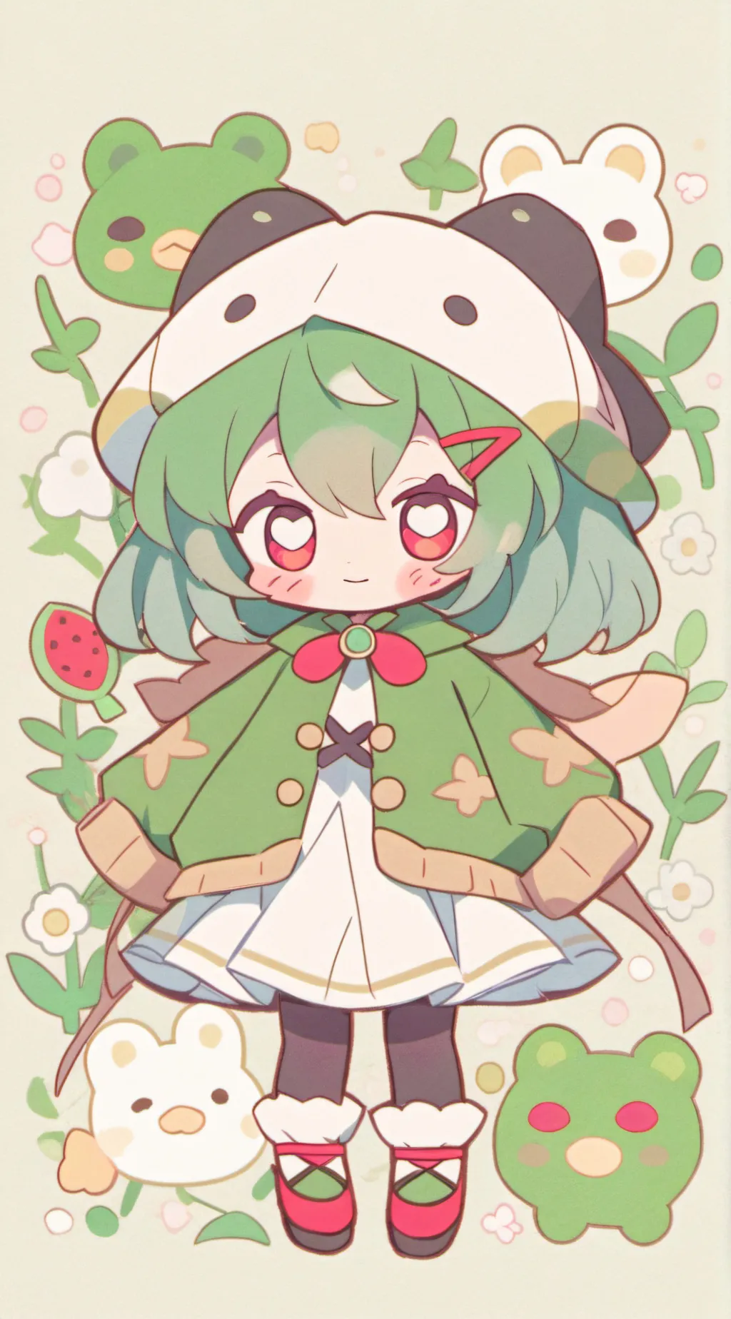 ai character: gangle background