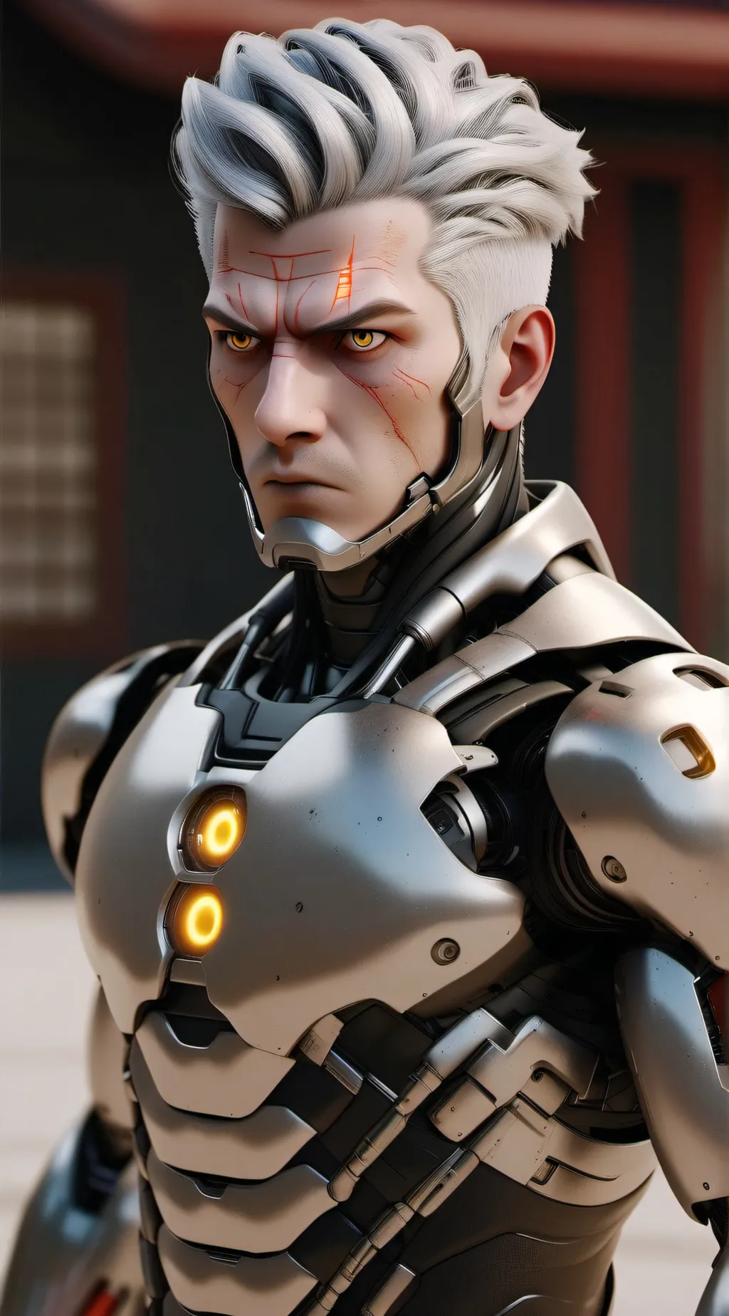 ai character: Batou (3) background