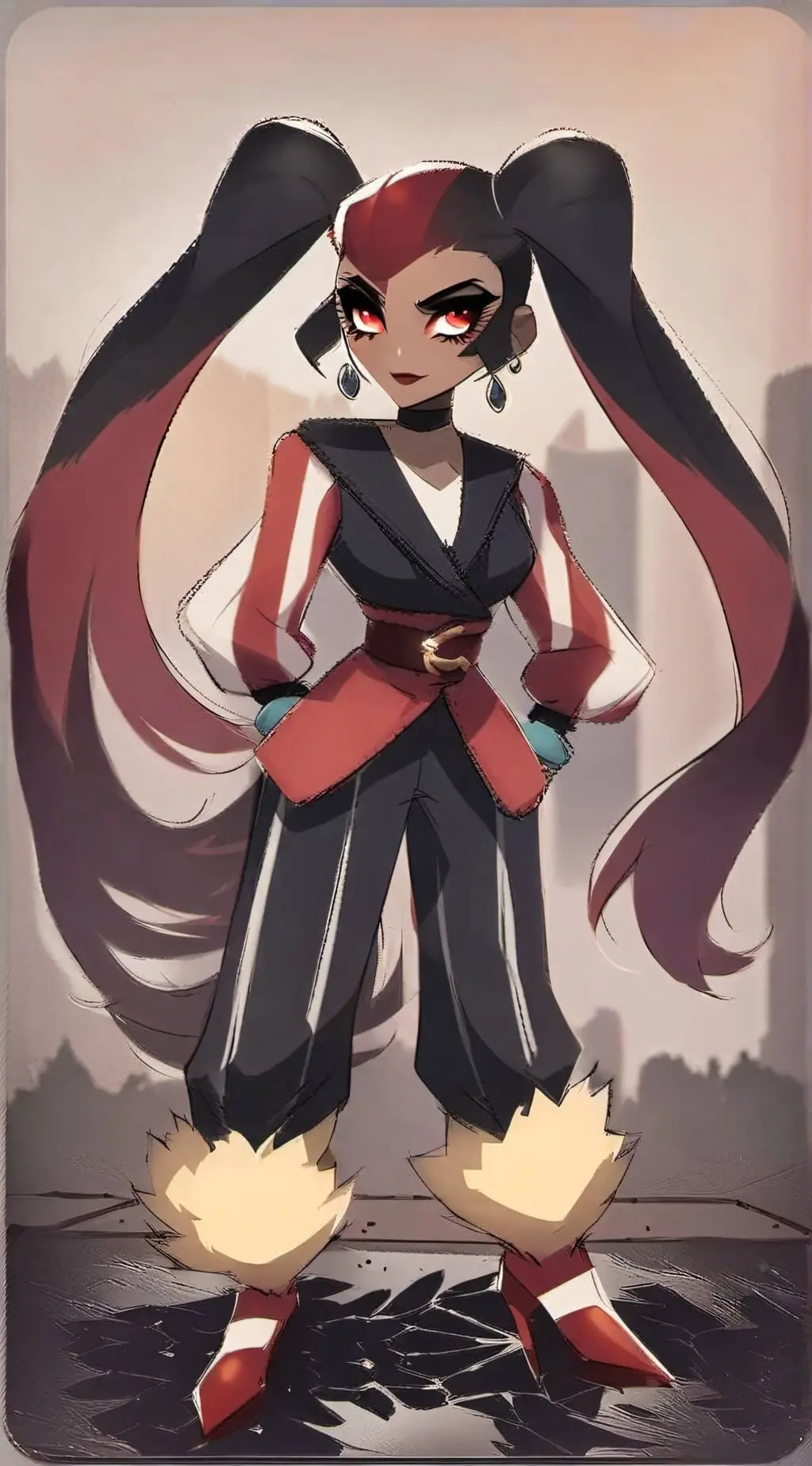 ai character: Velvet  background