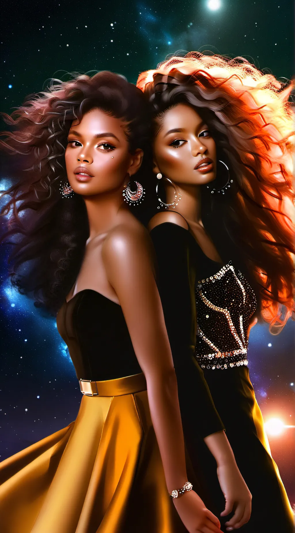 ai character: 💞Tyla & Leah💞 background