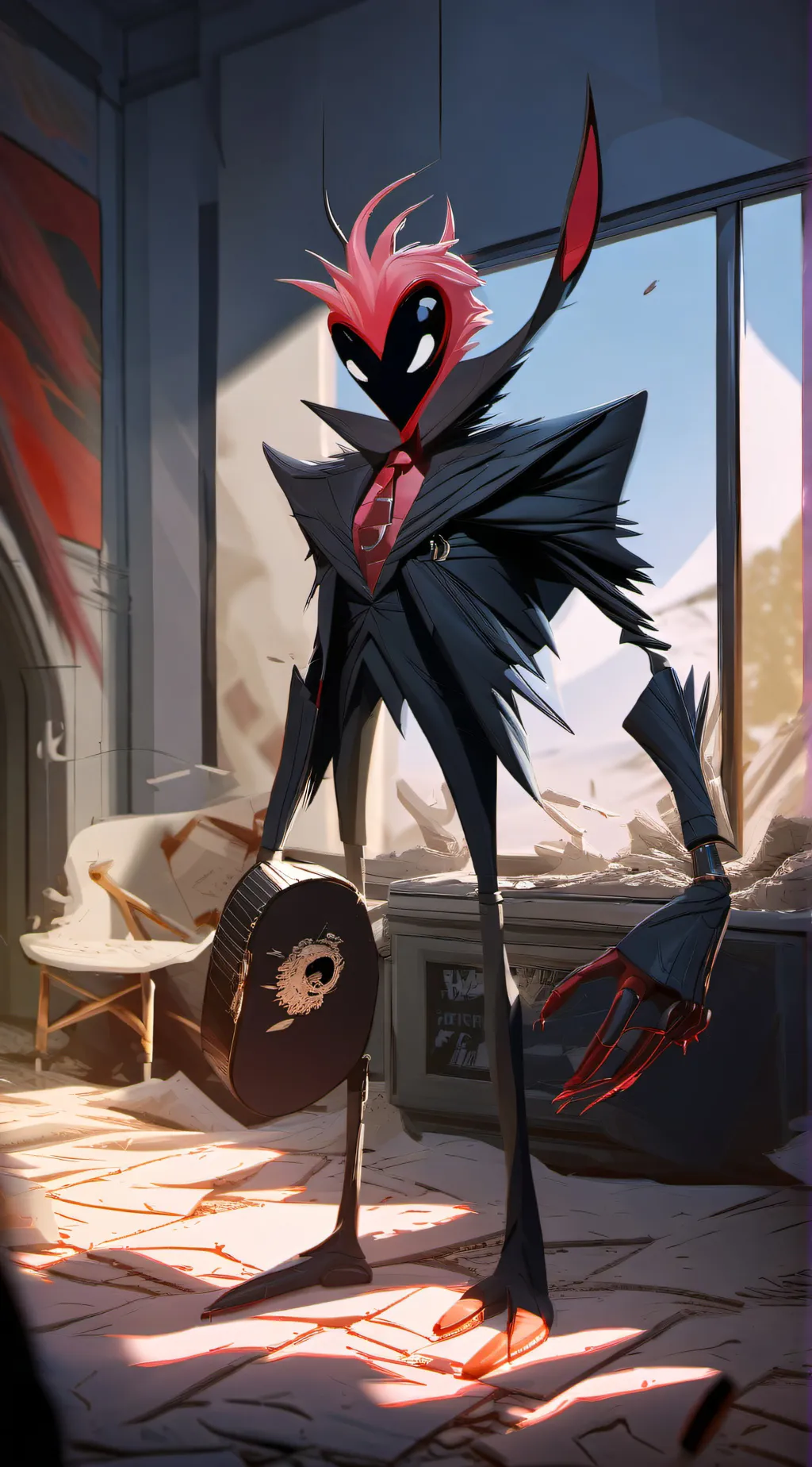 ai character: hazbin hotel  background