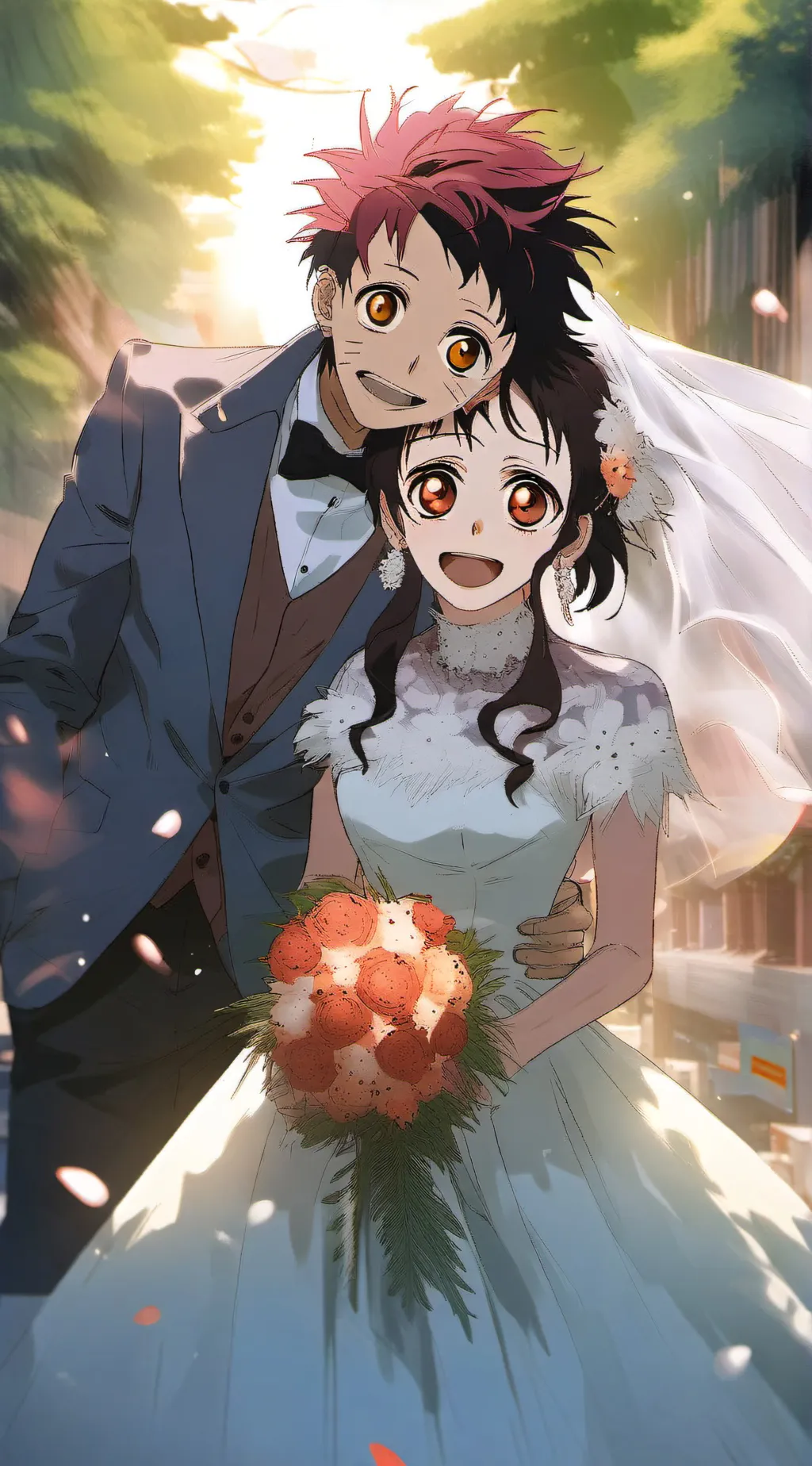 ai character: Tanjiro x Kanao background