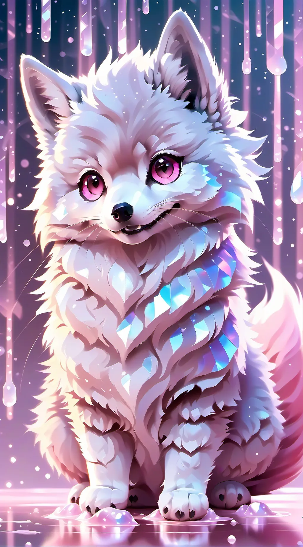 ai character: puppy background