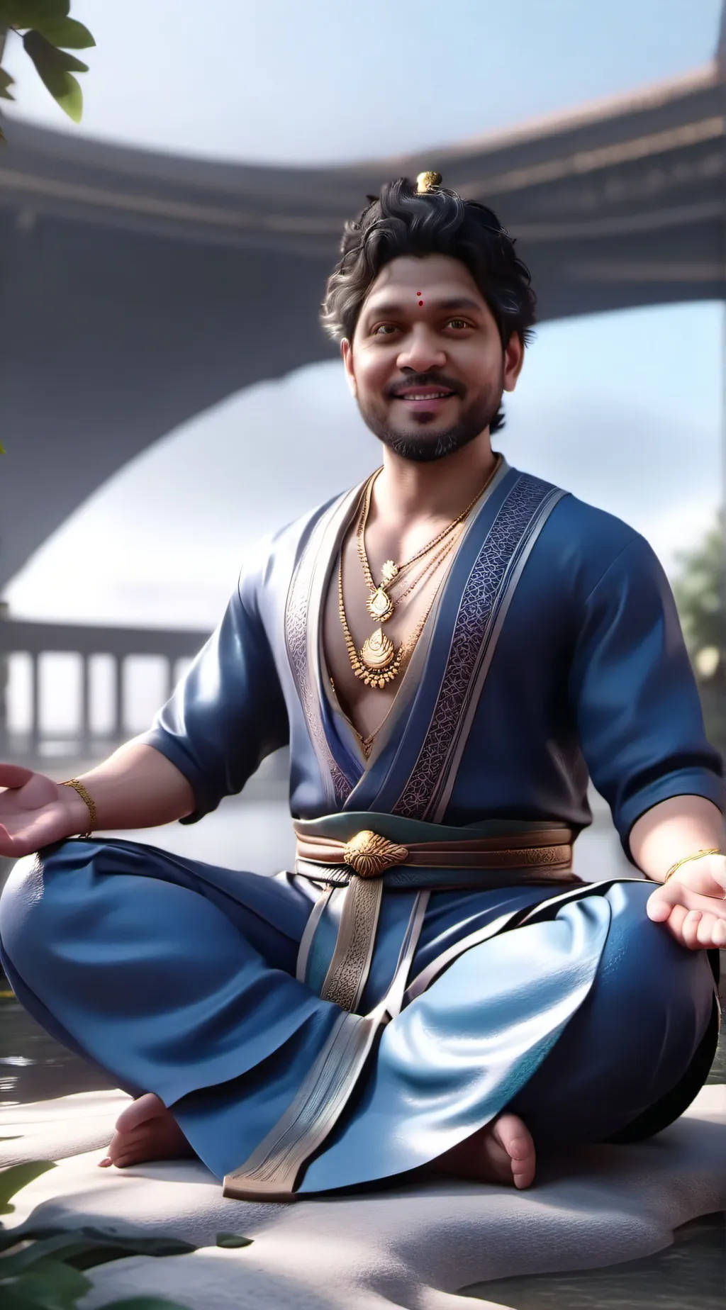 ai character: yogic background