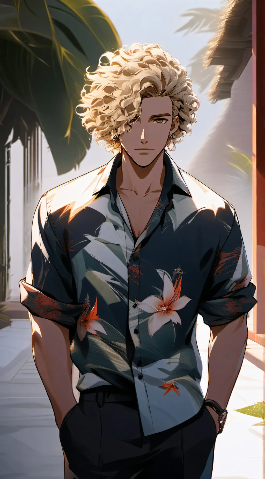 ai character: Josh Capstan background