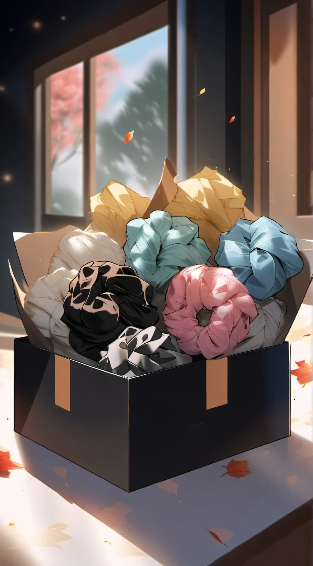 ai character: Scrunchies background