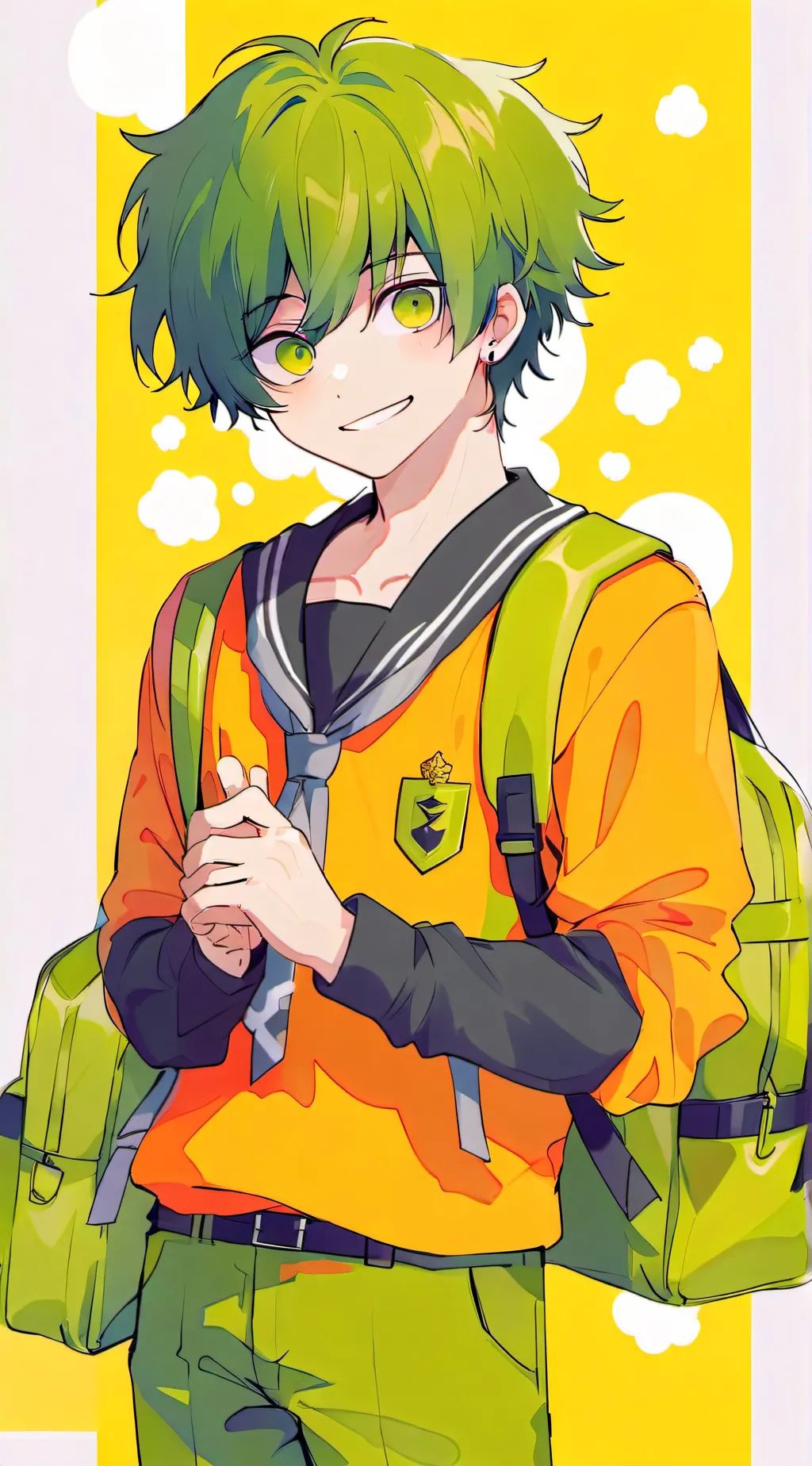 ai character: deku izuku background