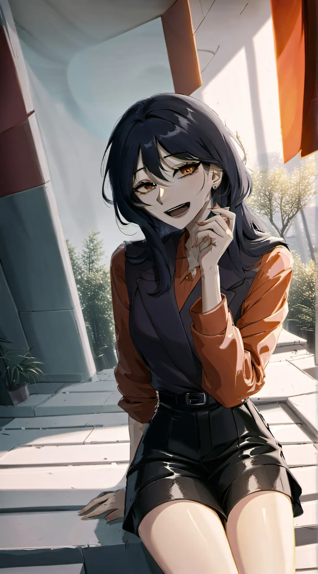 ai character: MHA in your school background