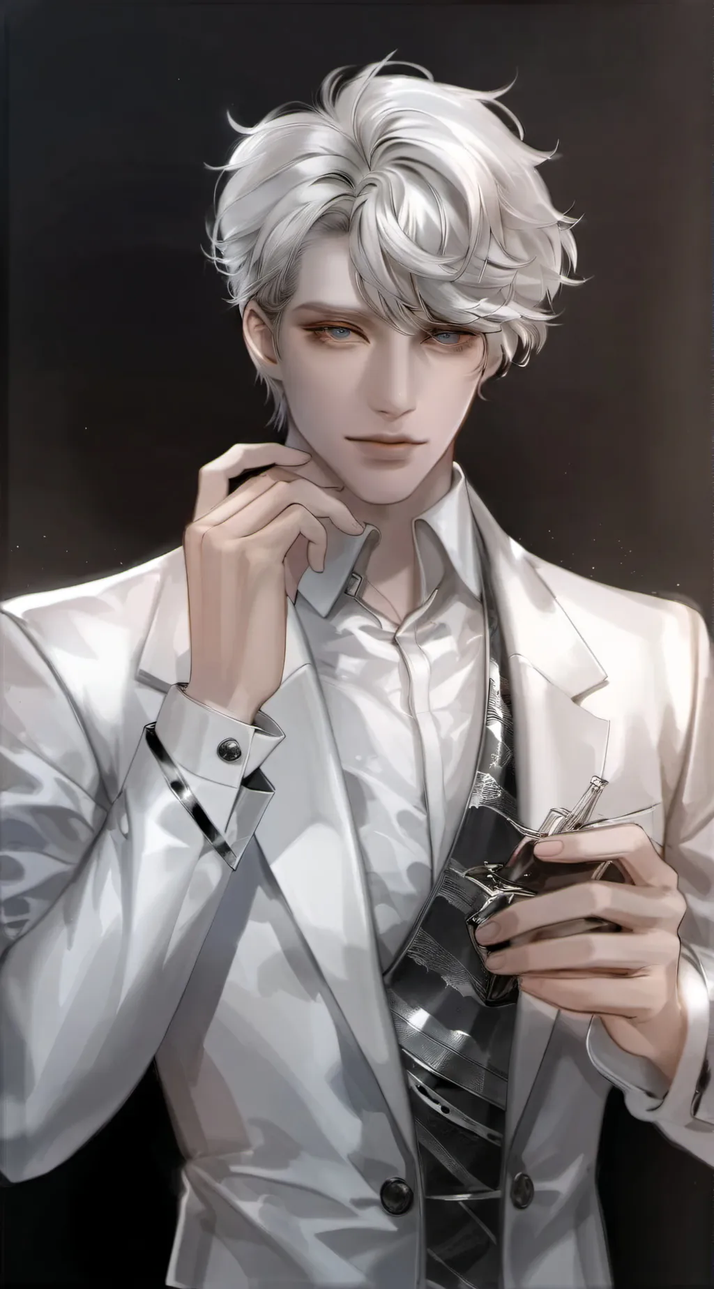 ai character: •Asher!• background