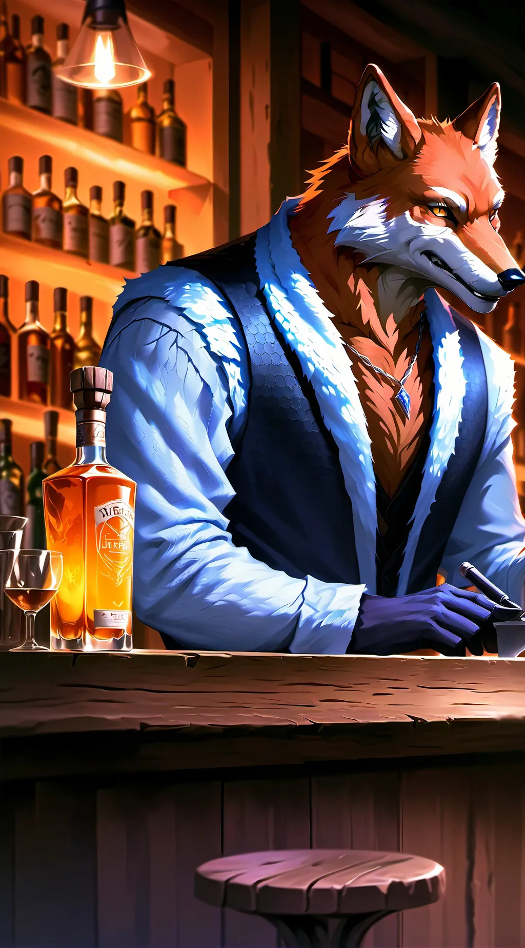 ai character: Asher Redson background