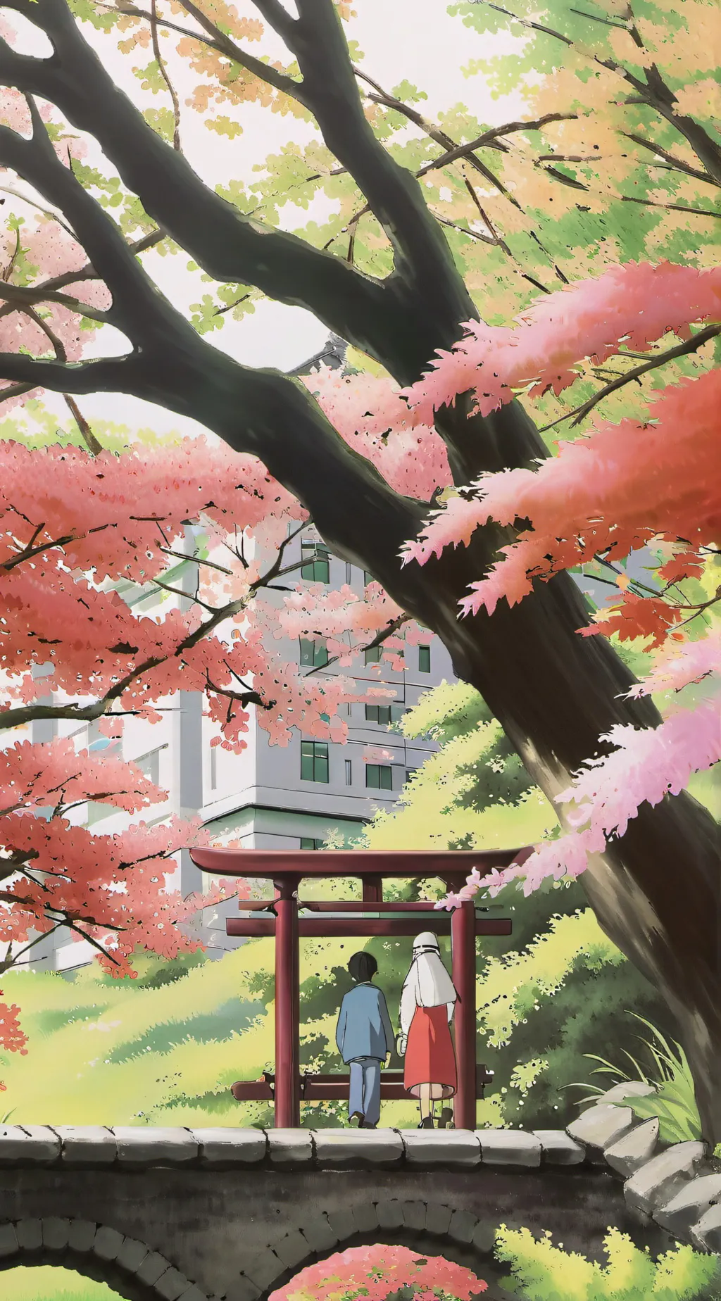 ai character: Team teen  background