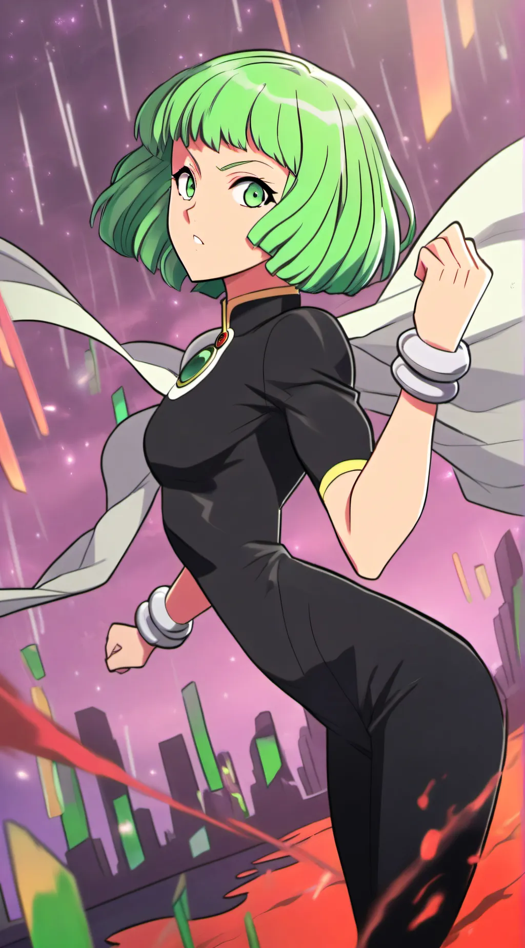 ai character: Tatsumaki background