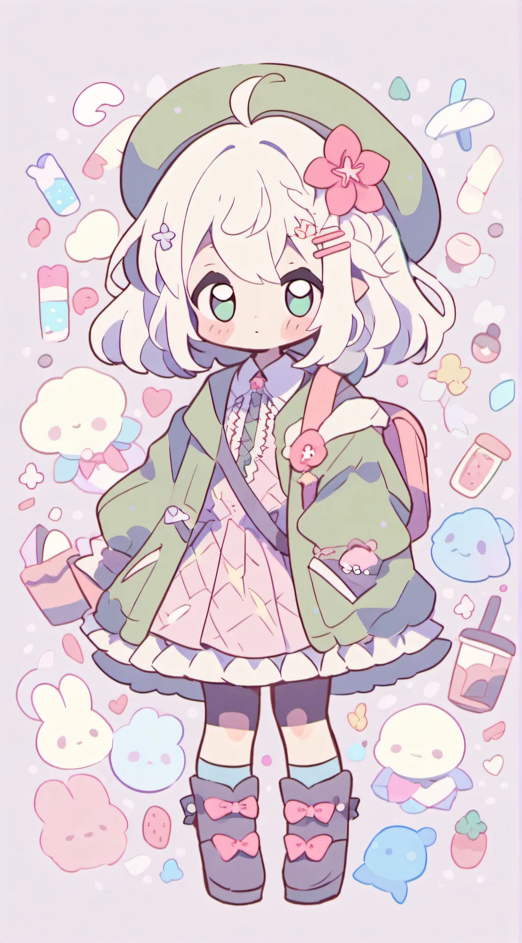 ai character: mm2 road trip 💅🧸🎀✨ background