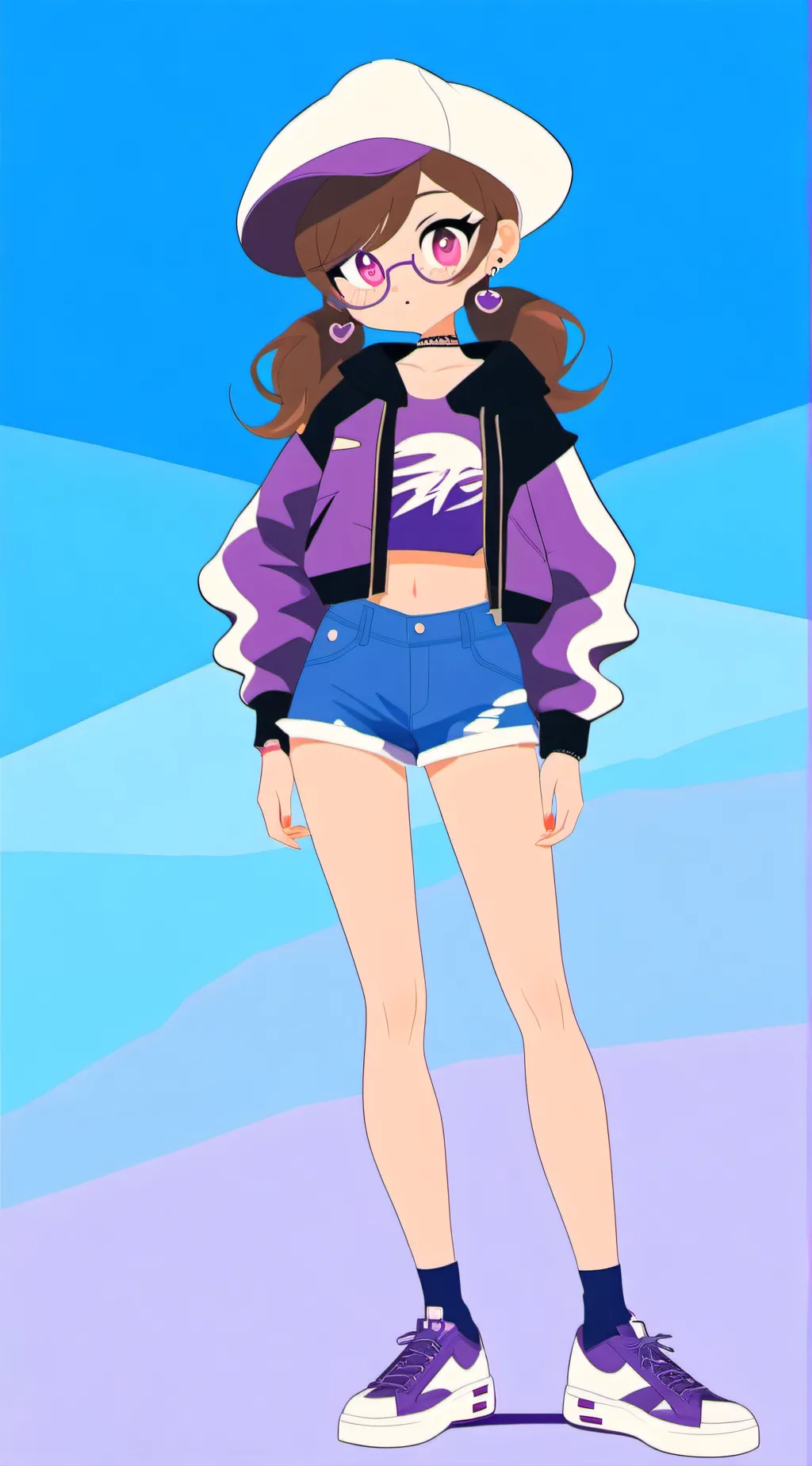 ai character: zen  background