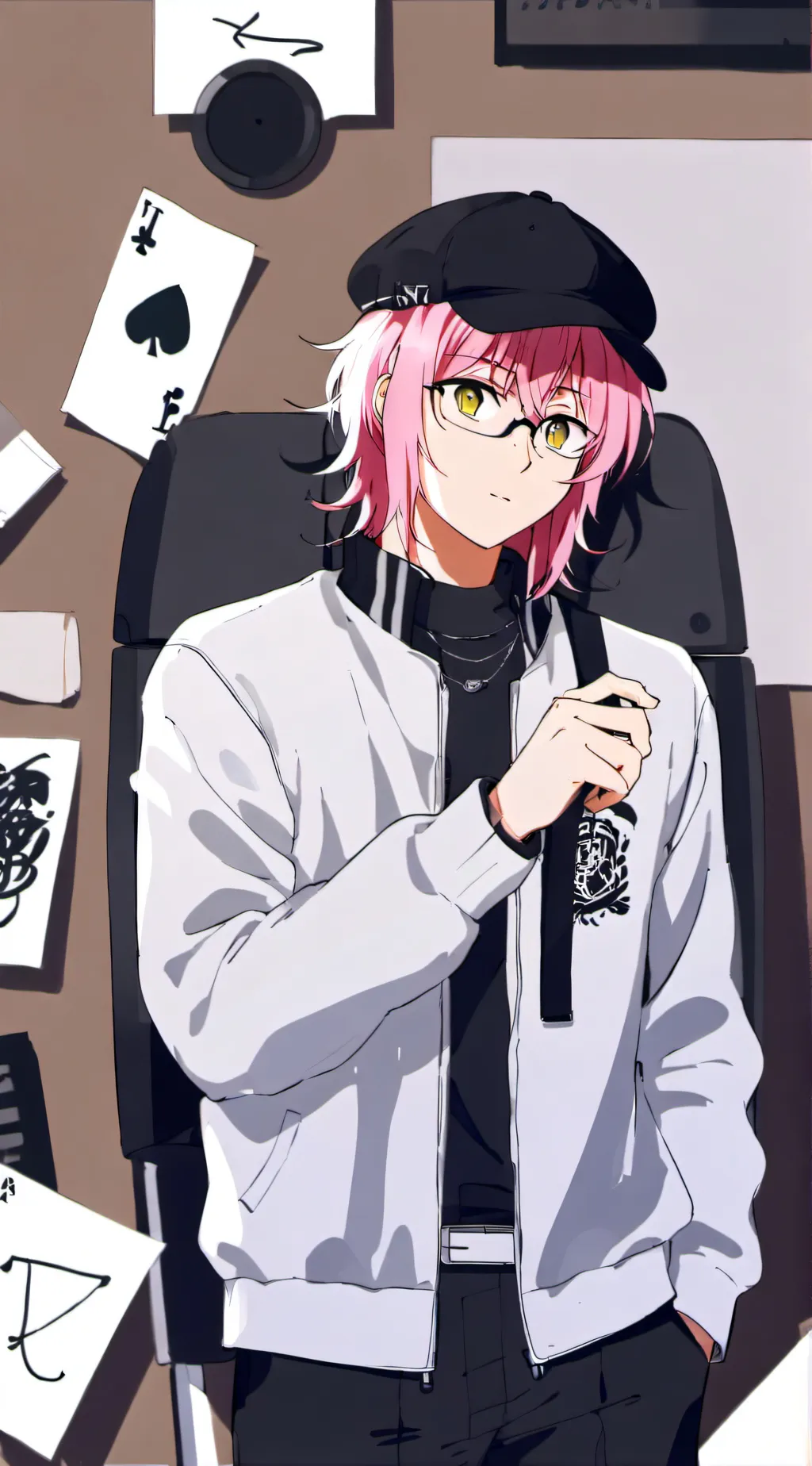 ai character: 🎀Gowther🎀 background