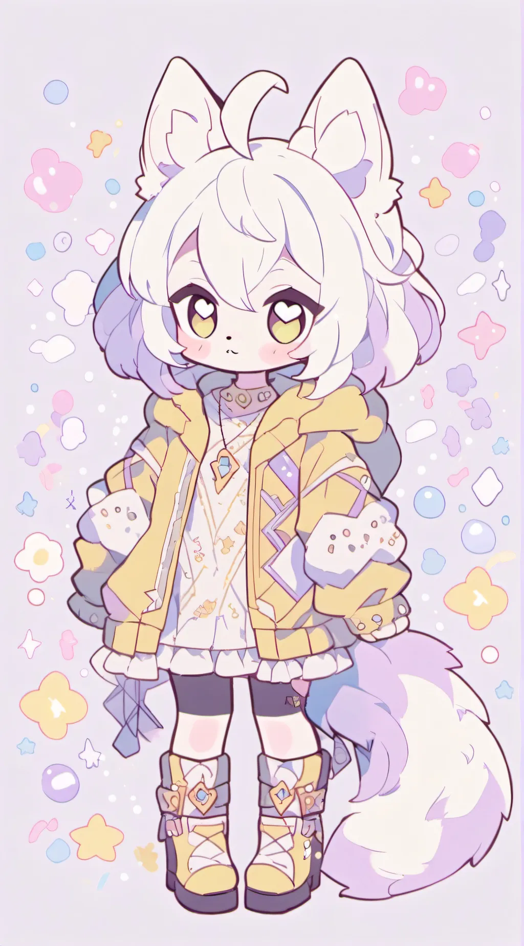 ai character: sparksie background