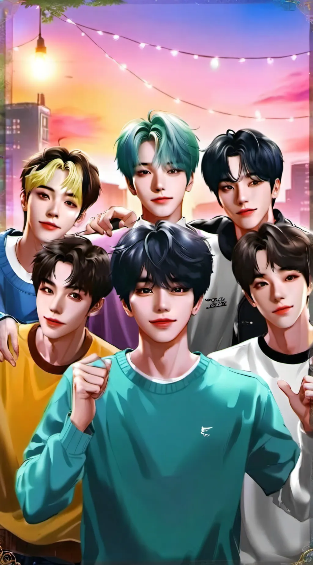 ai character: SKZ background