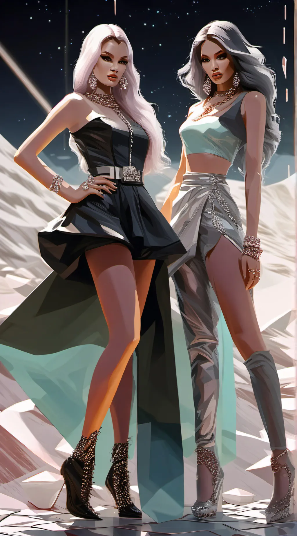 ai character: Crown background