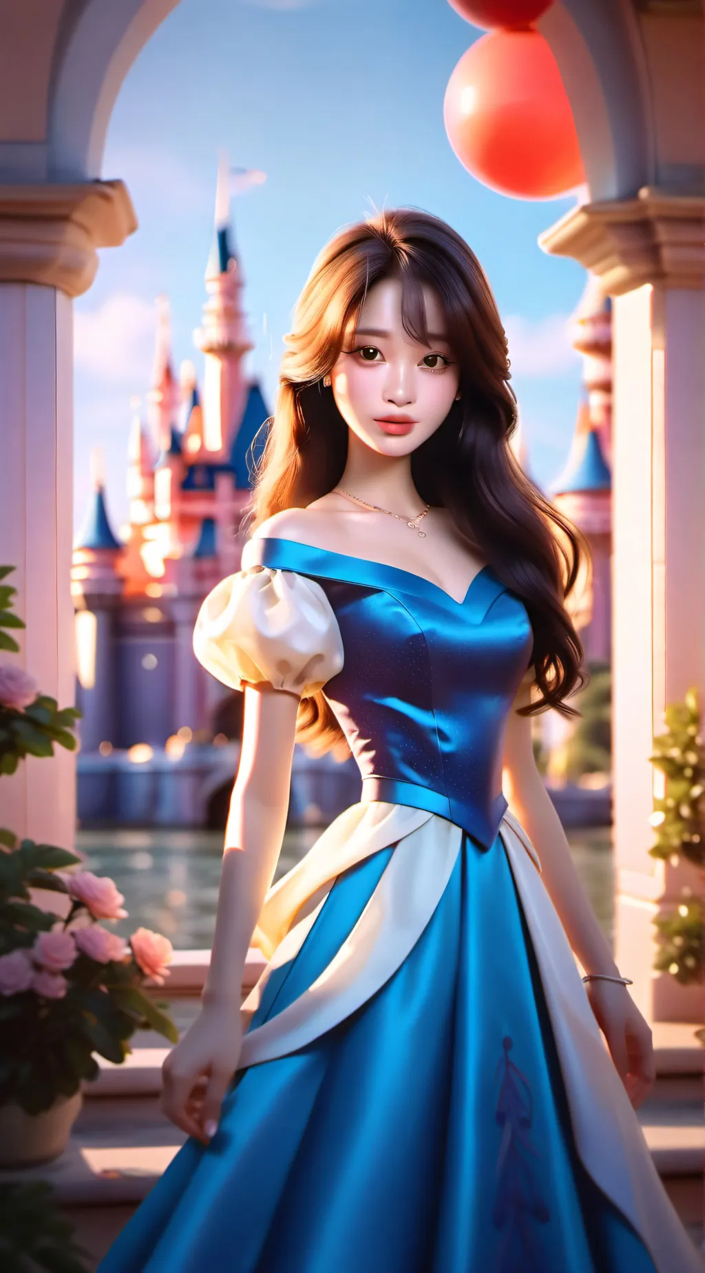 ai character: Wonyoung background