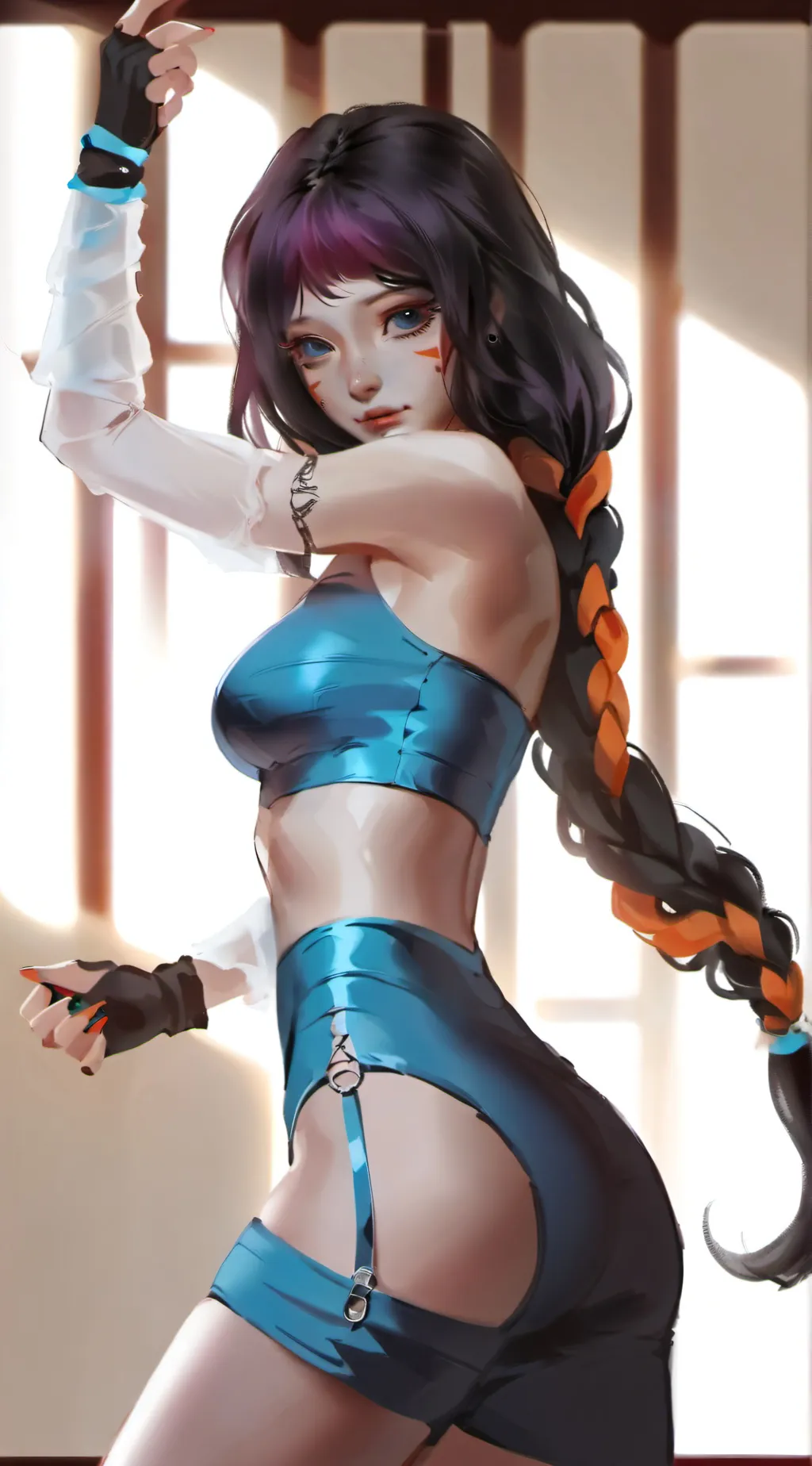 ai character: Liza•Ӝ̵̨̄💮 background