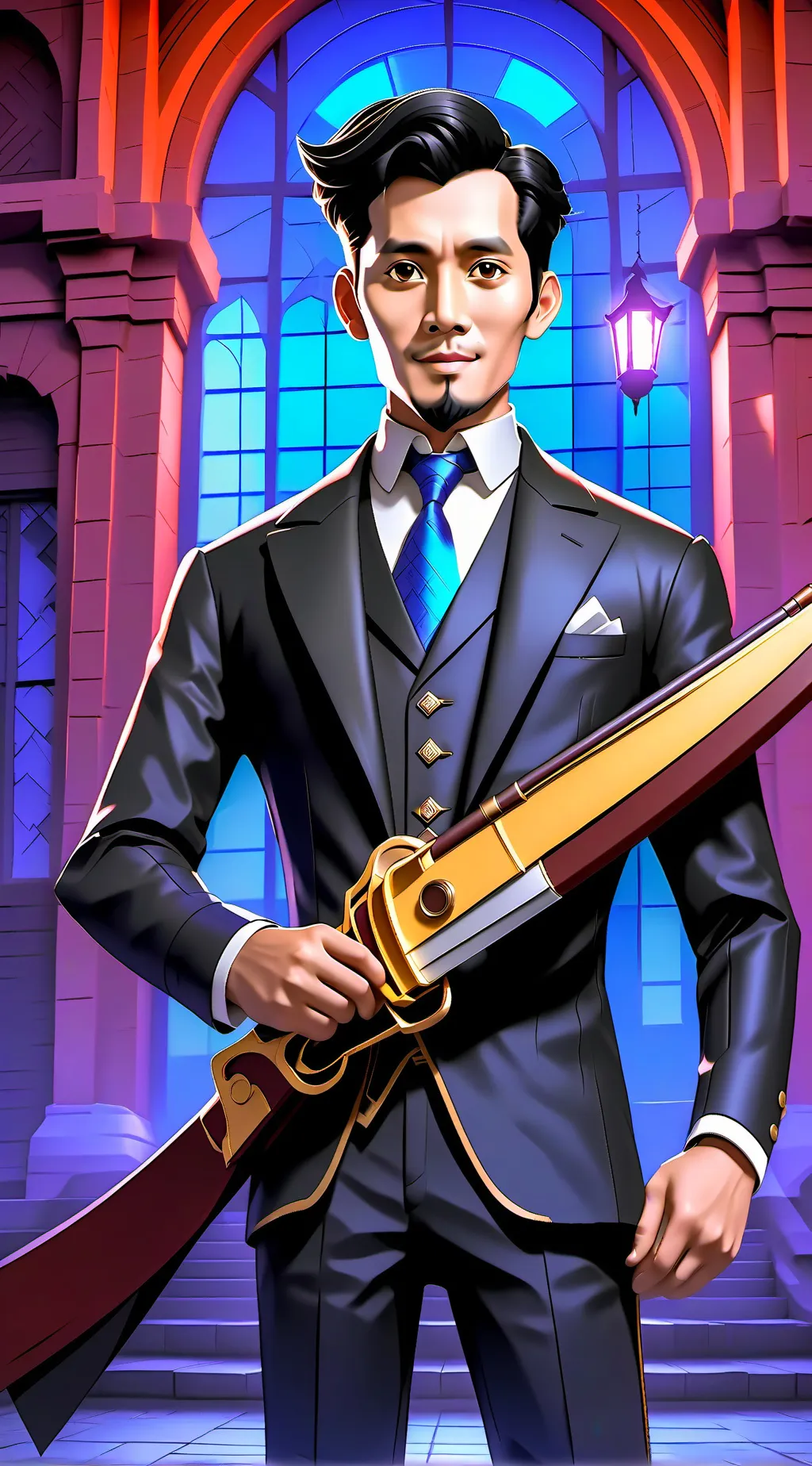 ai character: Jose Rizal  background