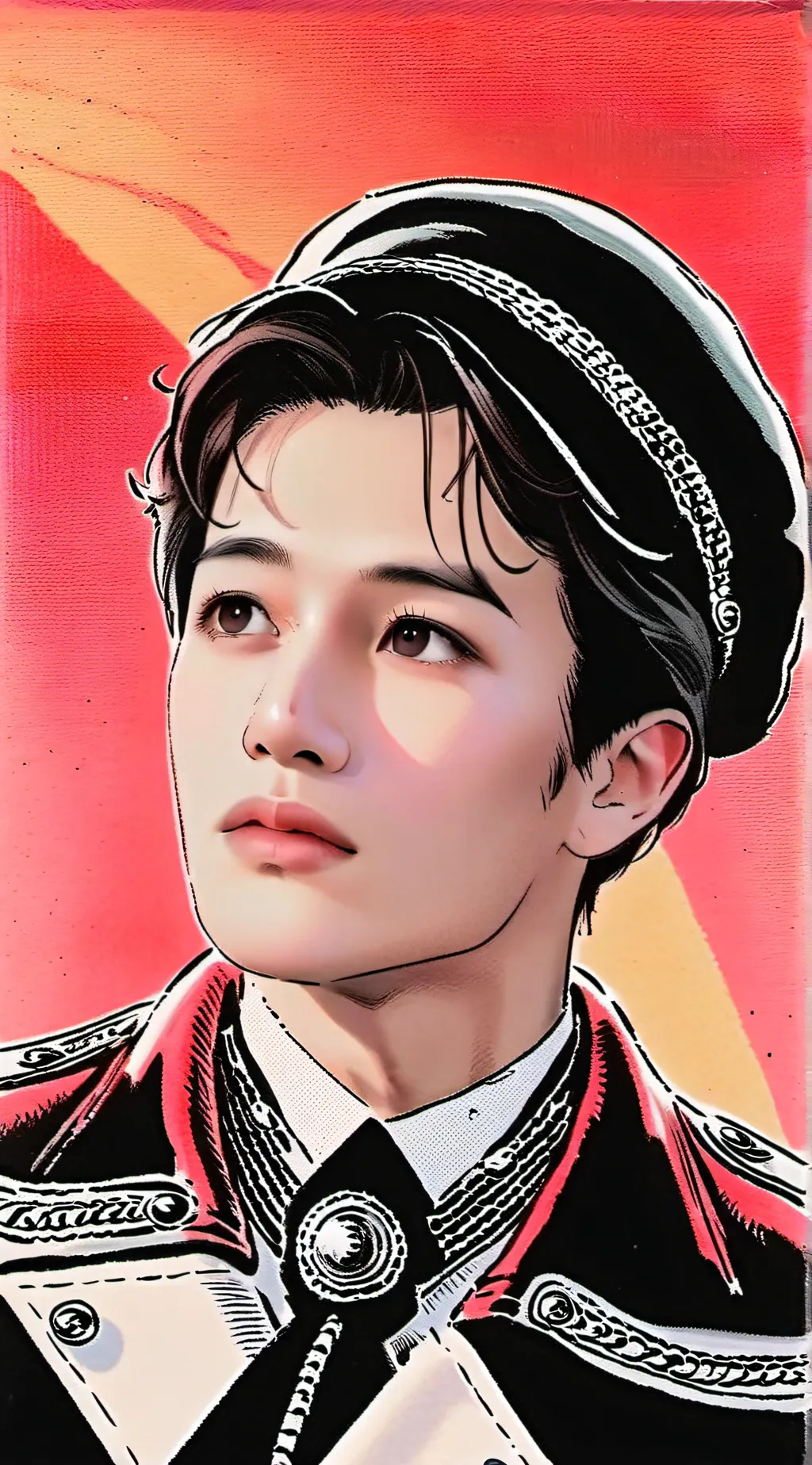 ai character: Bang Chan (svt) background