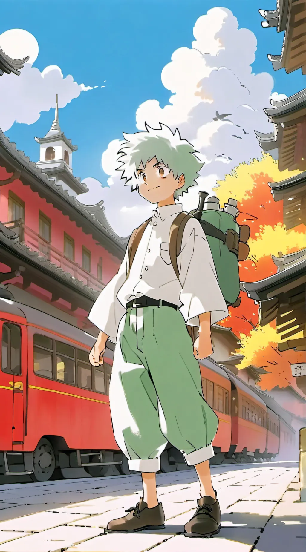 ai character: Deku background