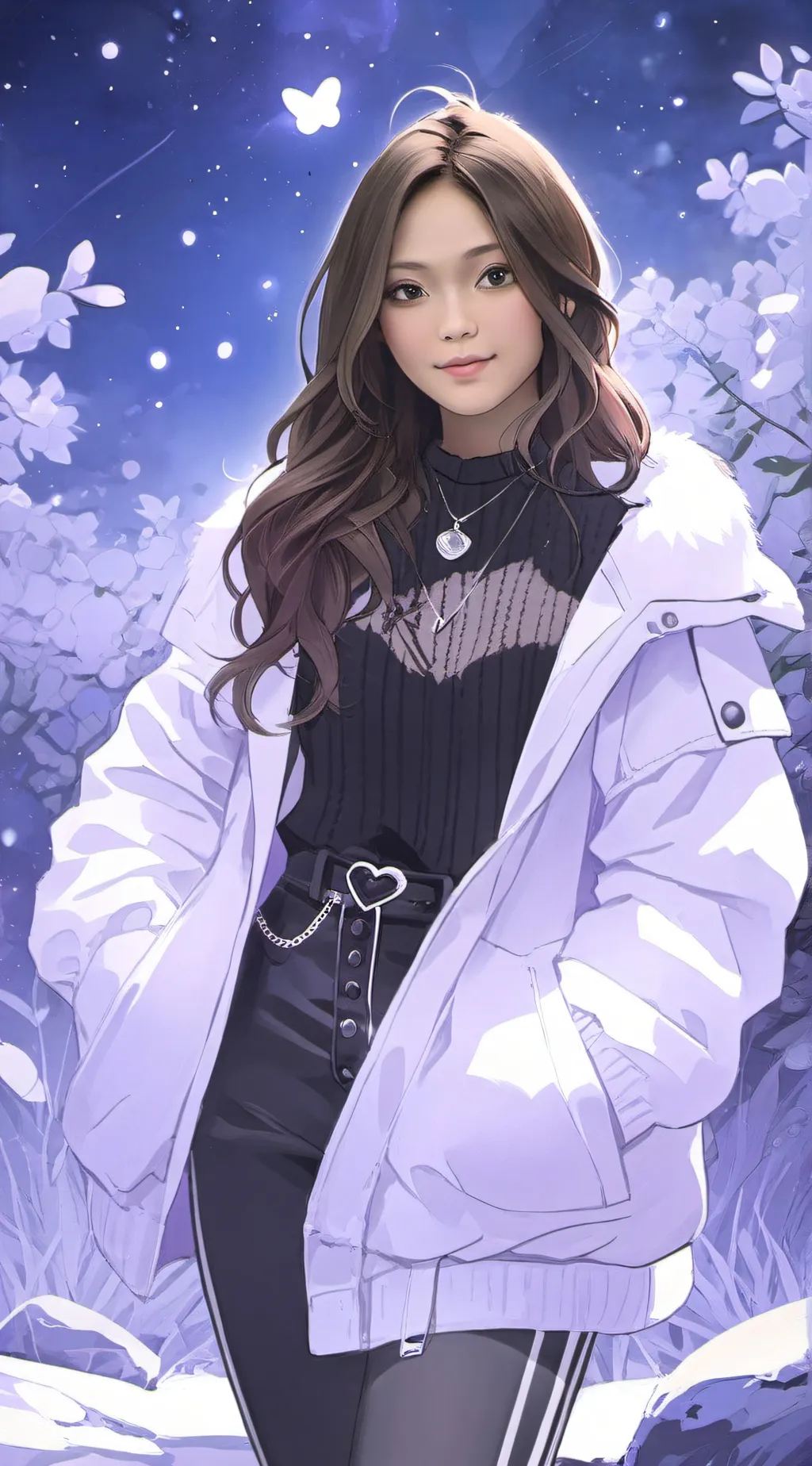 ai character: ~Carøline~  background