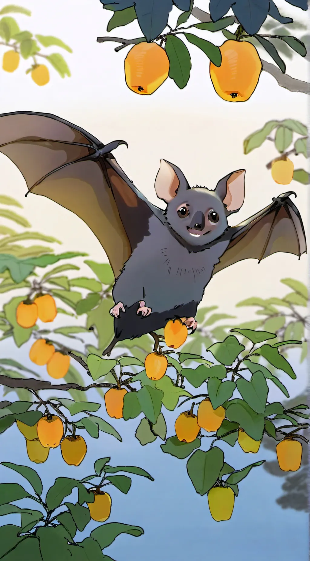 ai character: Comfort bat background