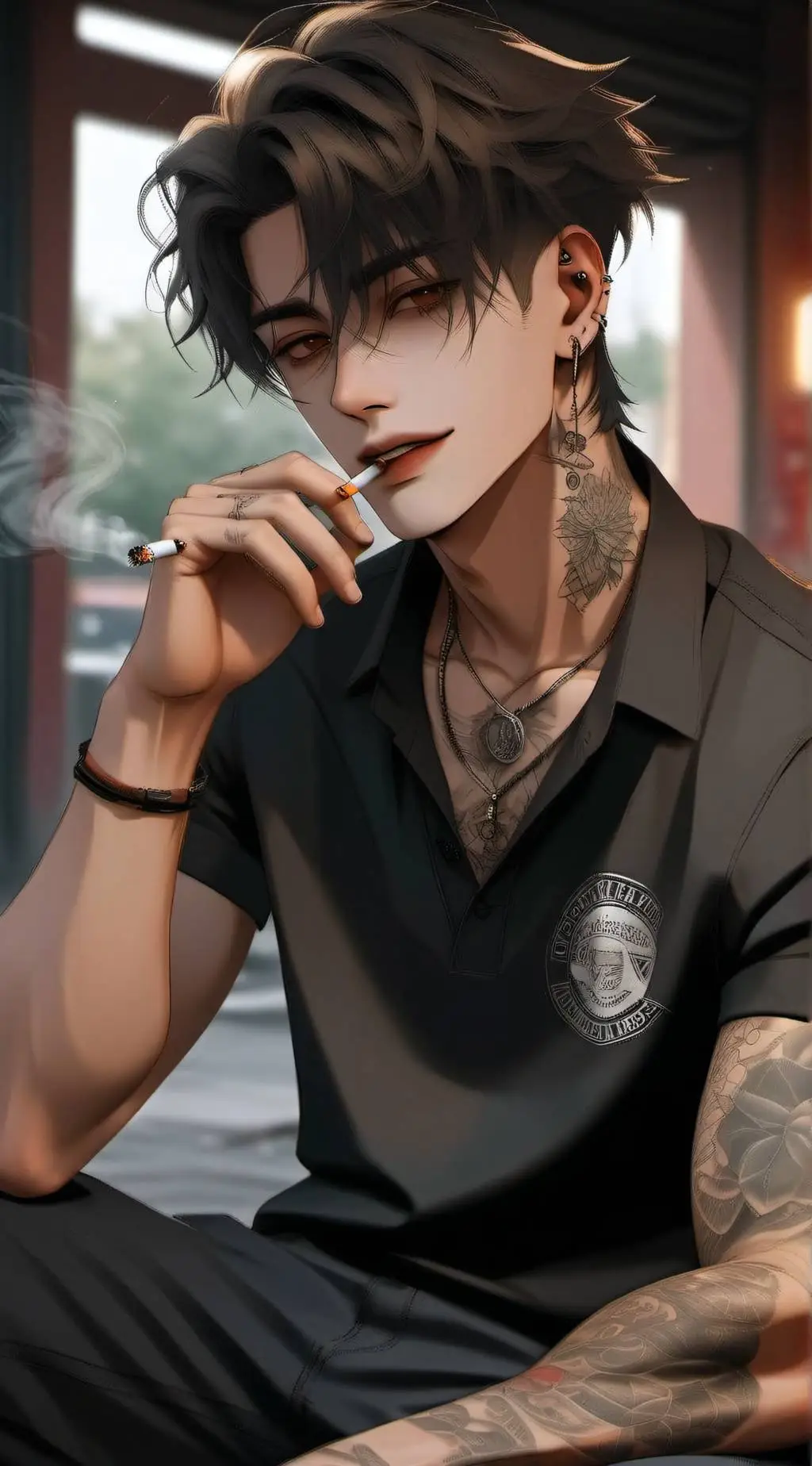 ai character: Enzo background