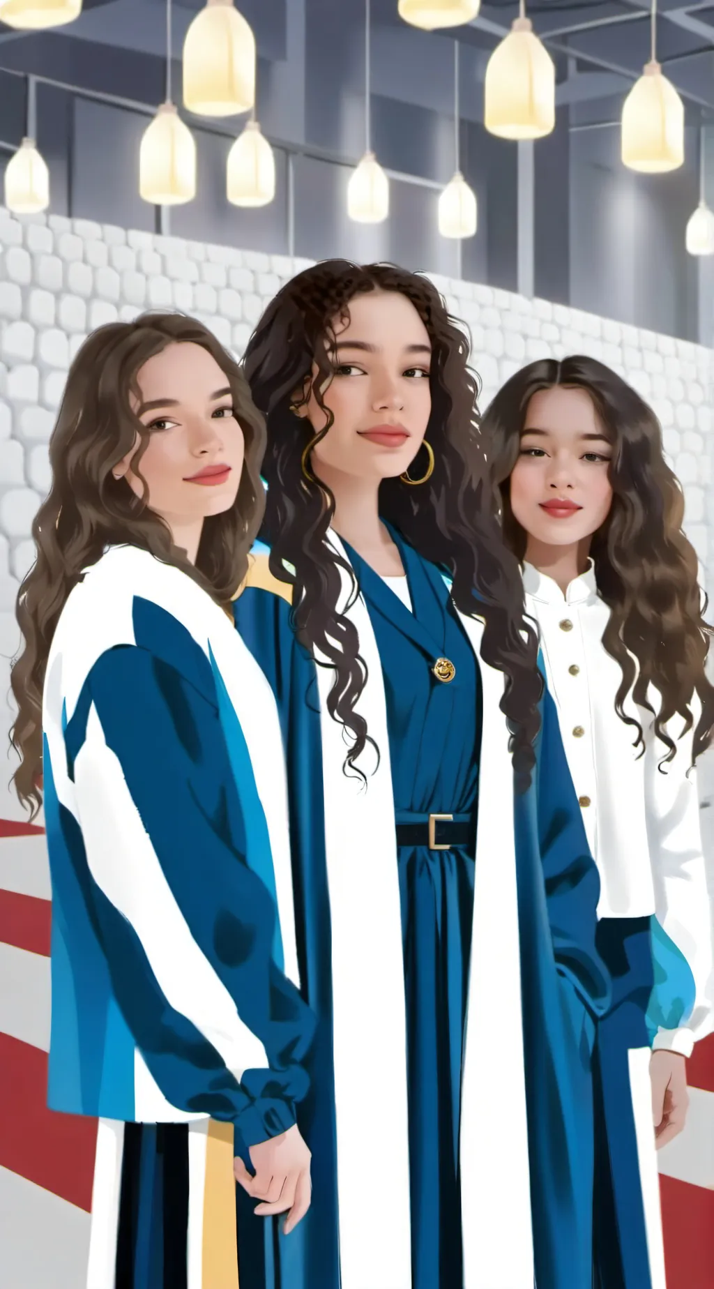 ai character: Kalogeras sisters background