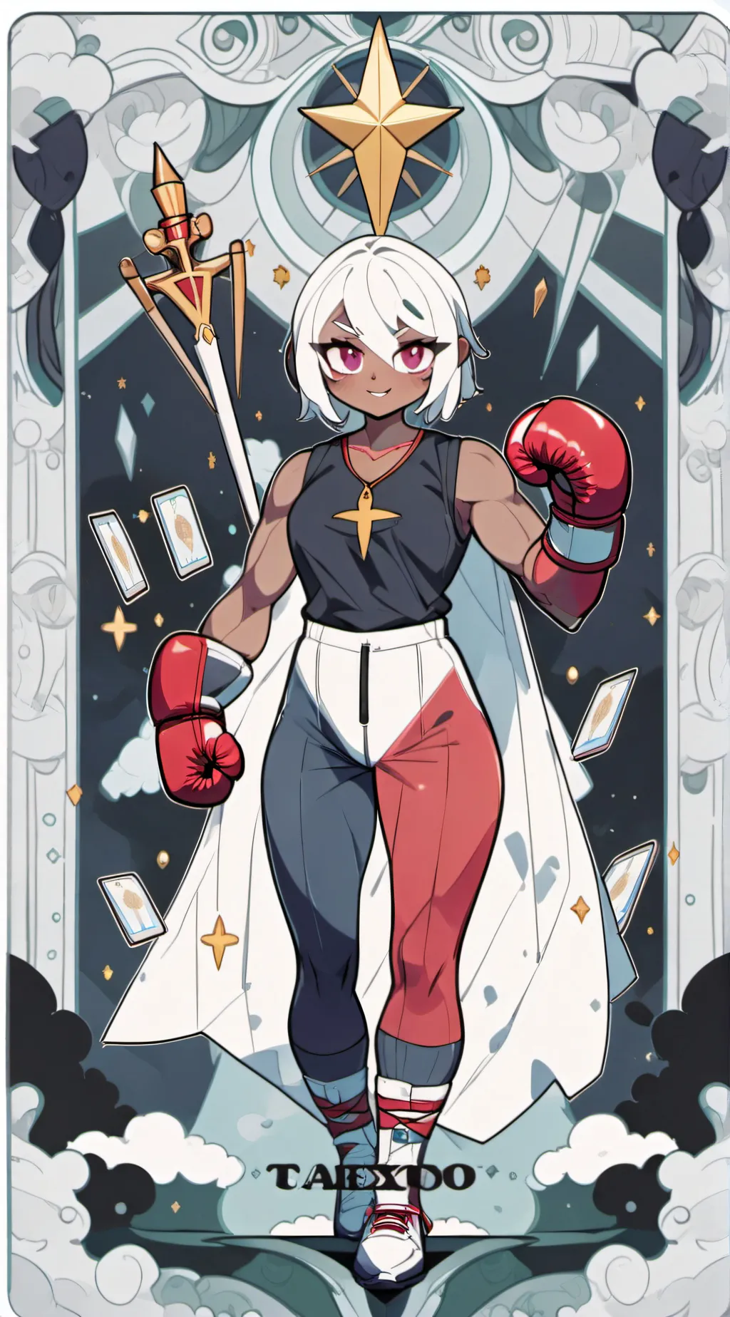 ai character: holly  background