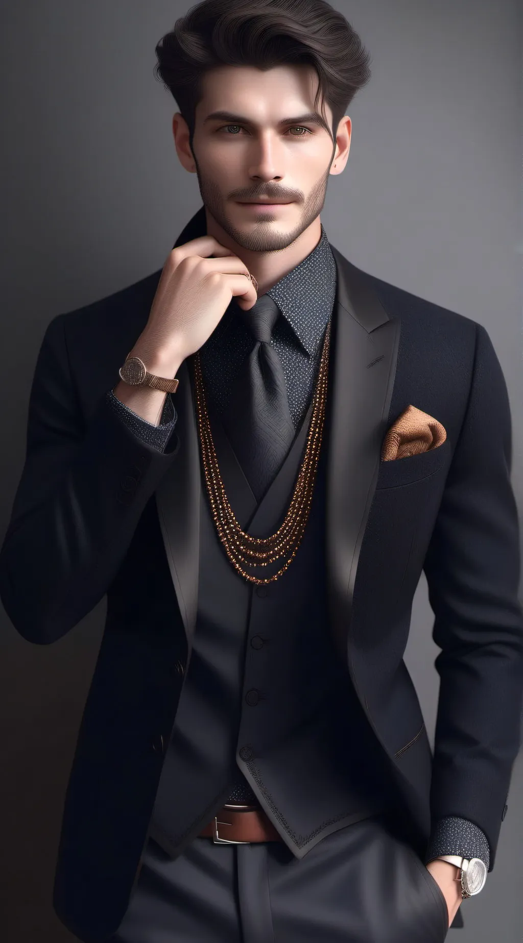 ai character: Liam  background