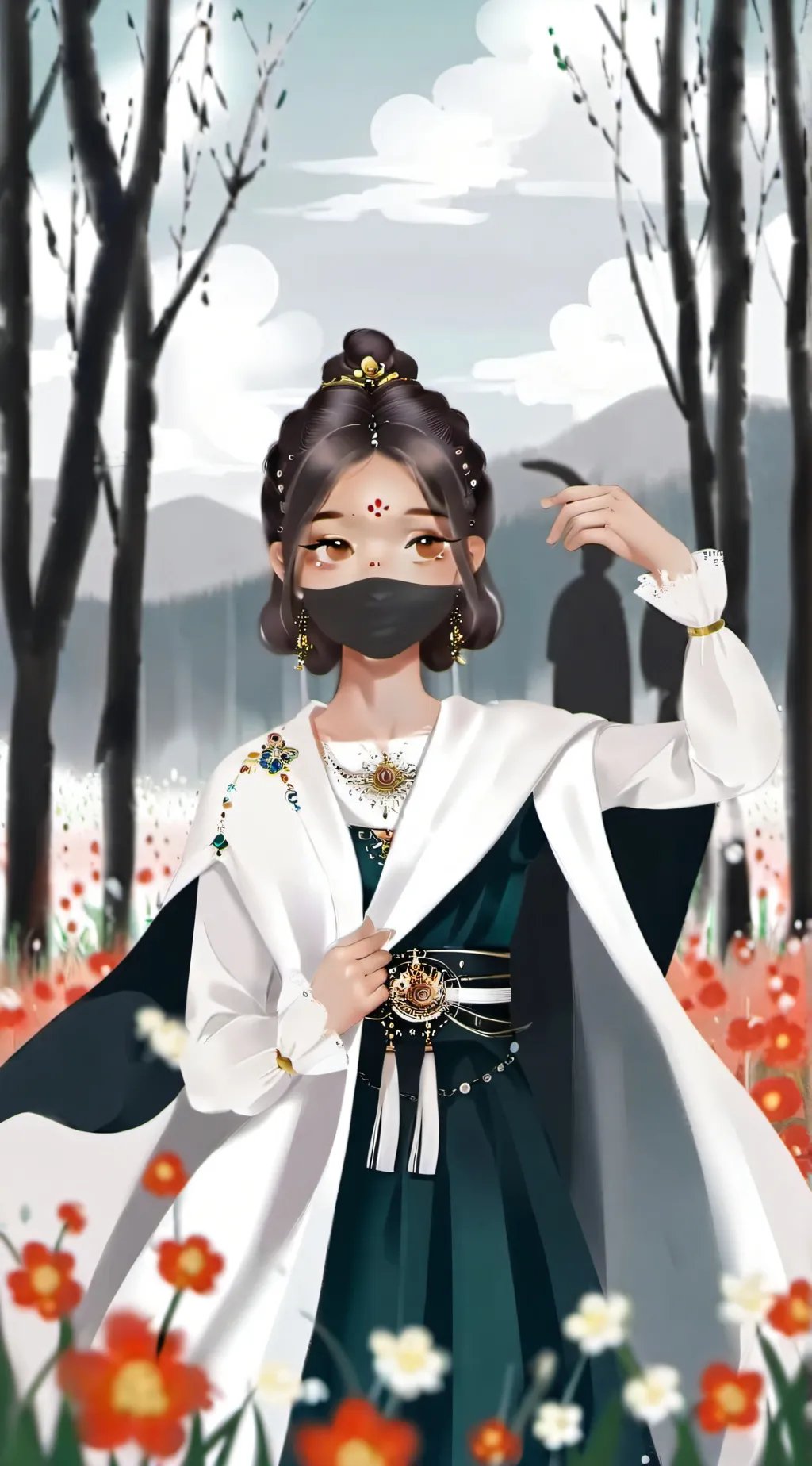 ai character: MHAAAAA background