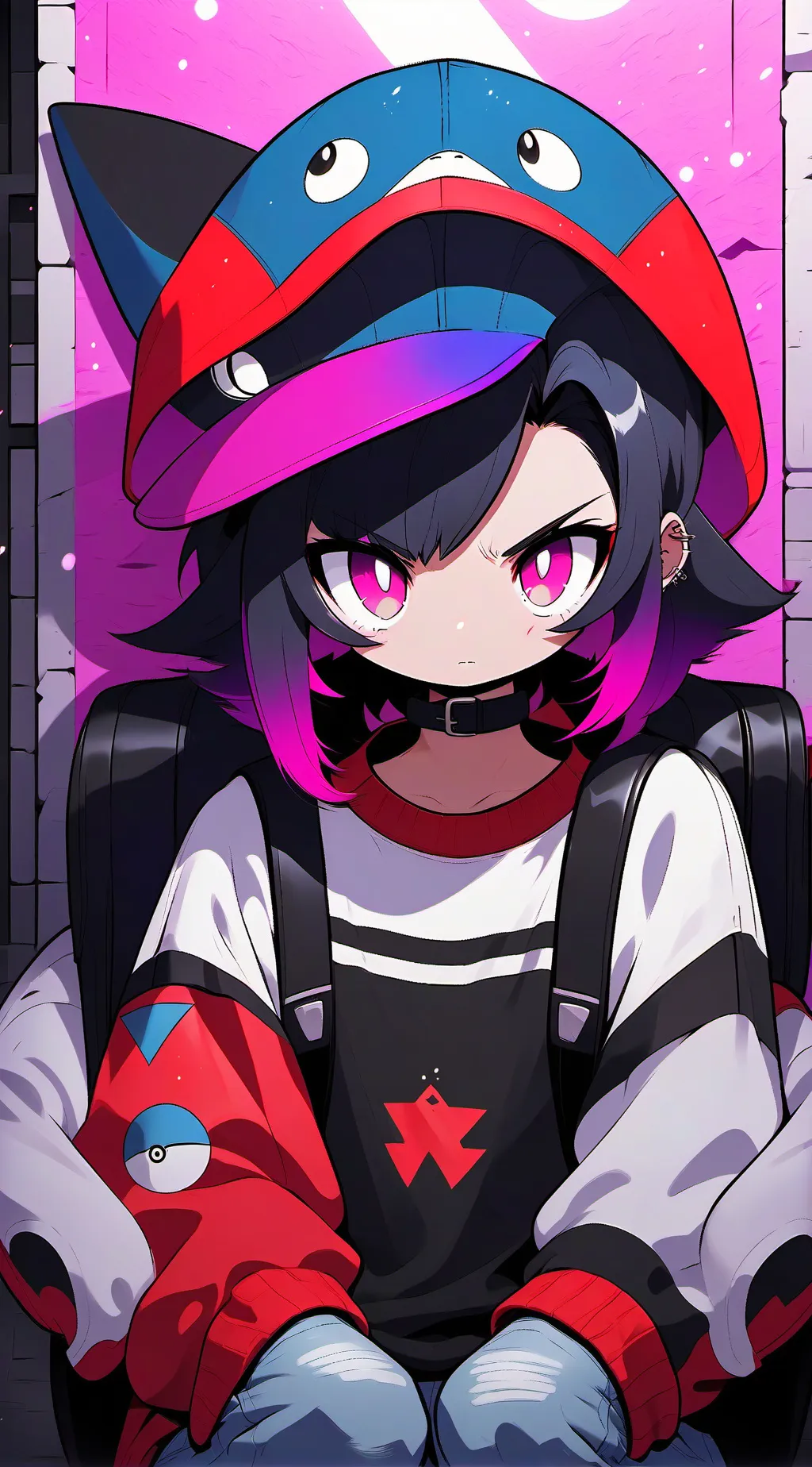 ai character: Angel Dust background