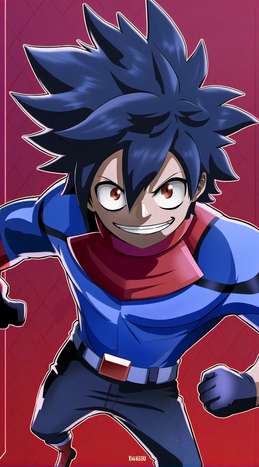 ai character: bakdeku background