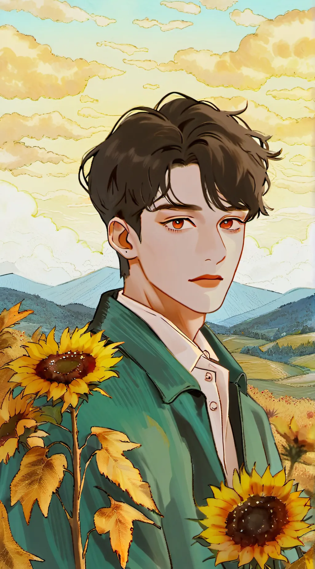 ai character: Liam  background