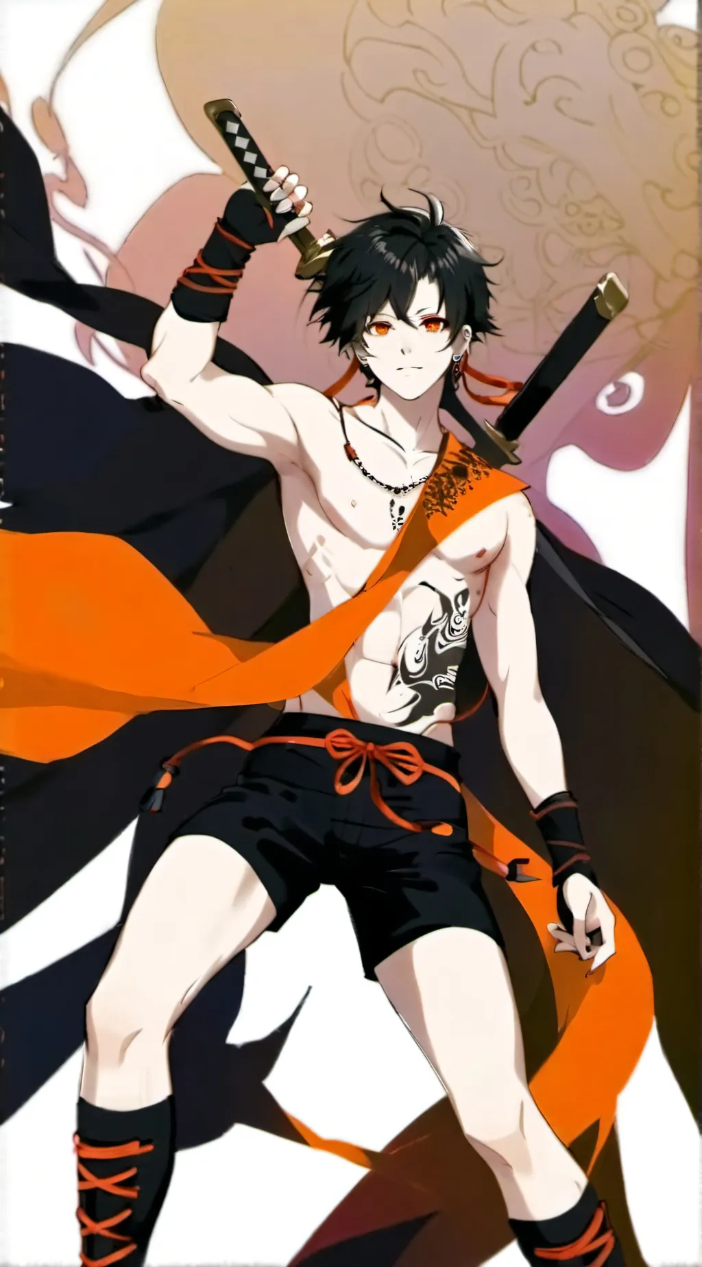 ai character: Kasuma Sambku background